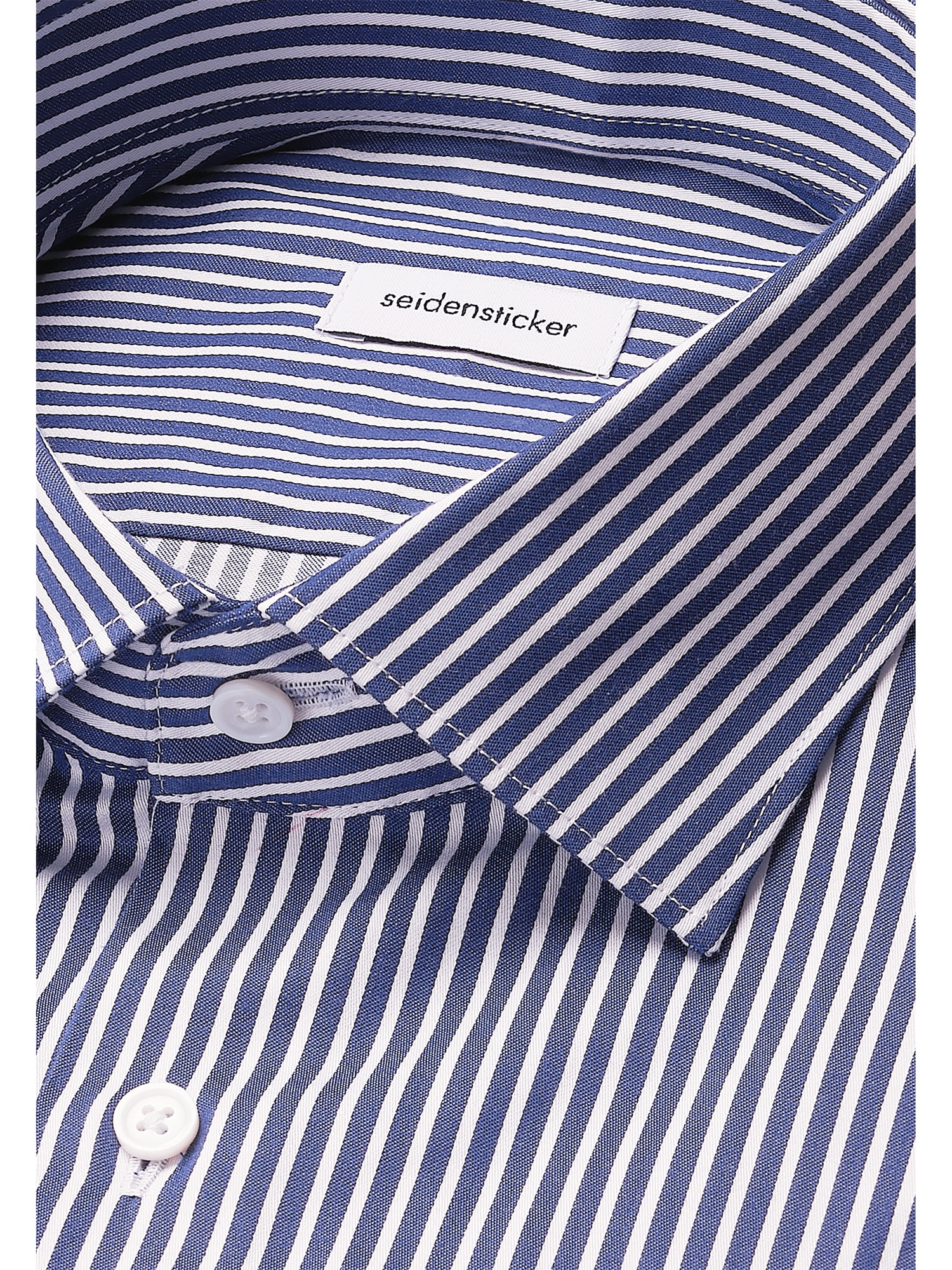 seidensticker Businesshemd »Schwarze Rose«, Shaped 1/1 Kentkragen Gestreift