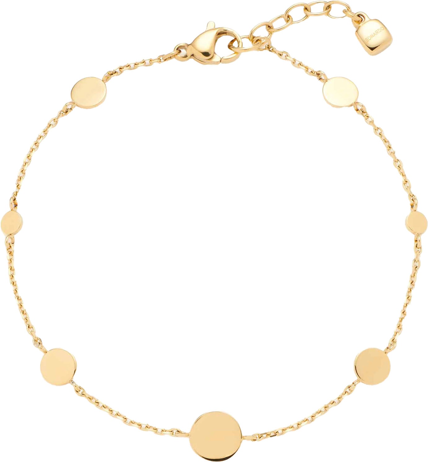 Damen Armband "Milla CIAO", 20cm, Edelstahl, gold, CIAO BY LEONARDO, Edelstahl, Armbänder