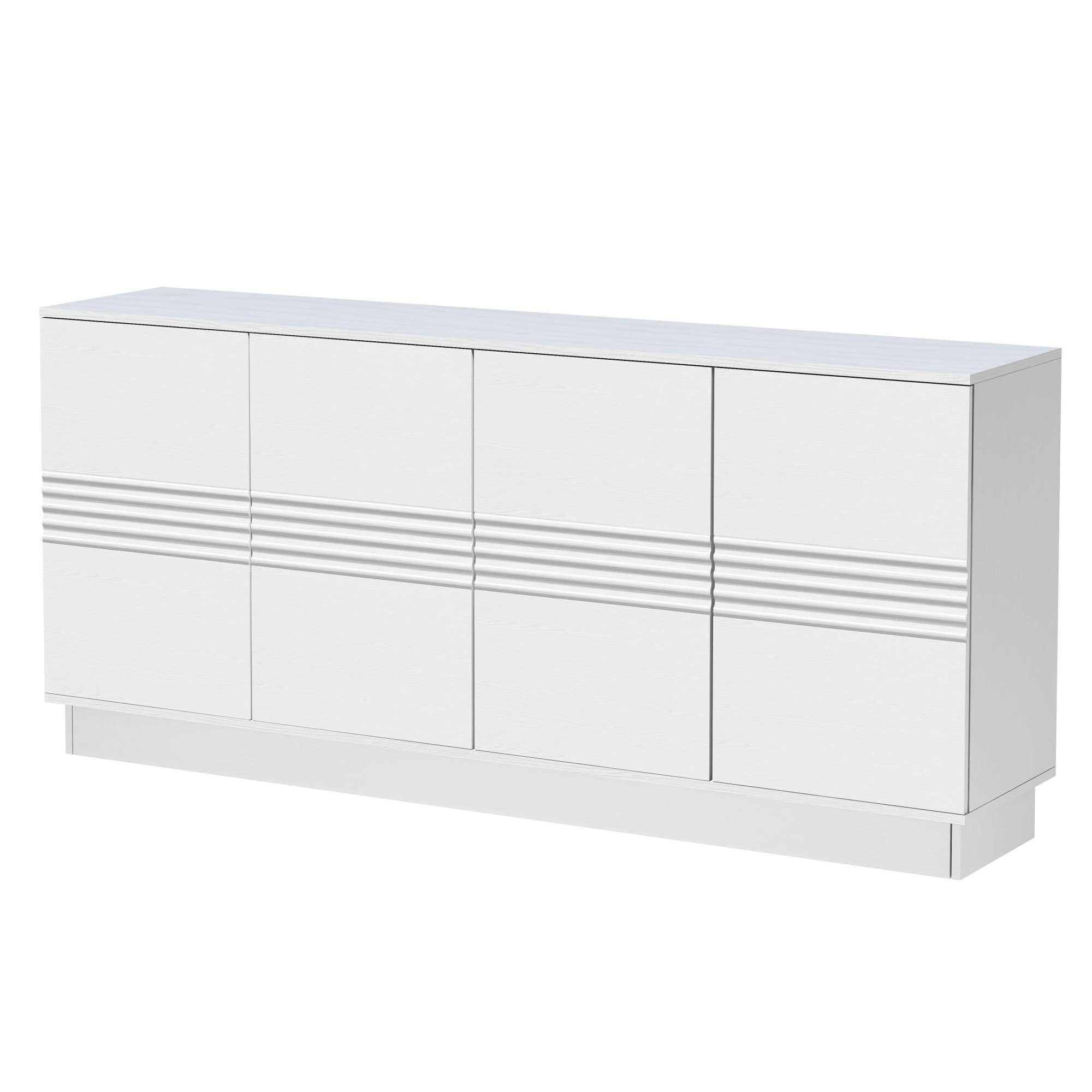 Thumbnail - Home affaire Sideboard "Angers" Kommode, Push-to-open, 4 Türen, Breite 180 cm