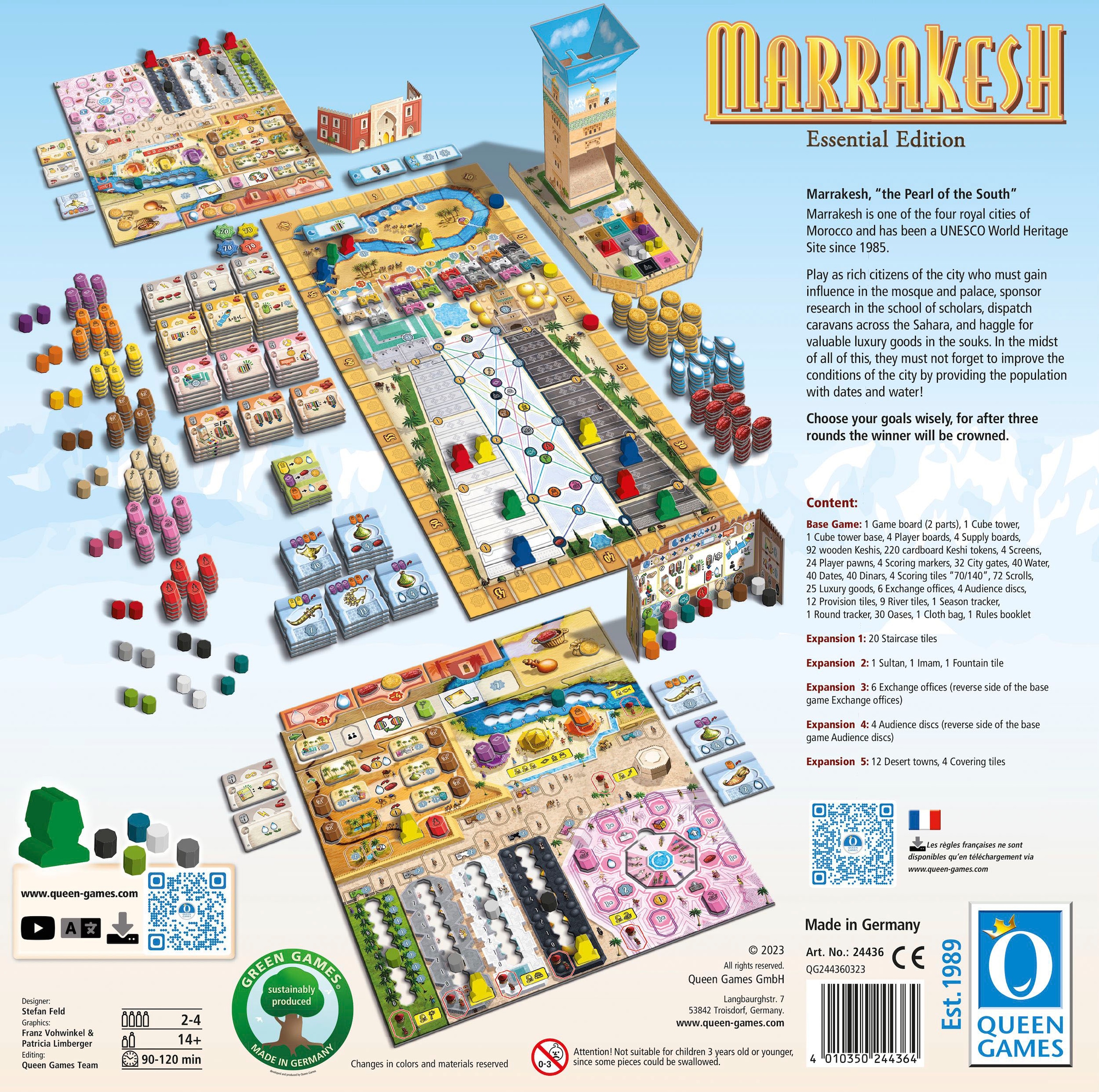 Queen Games Spiel »Marrakesh Essential US«, Made in Germany