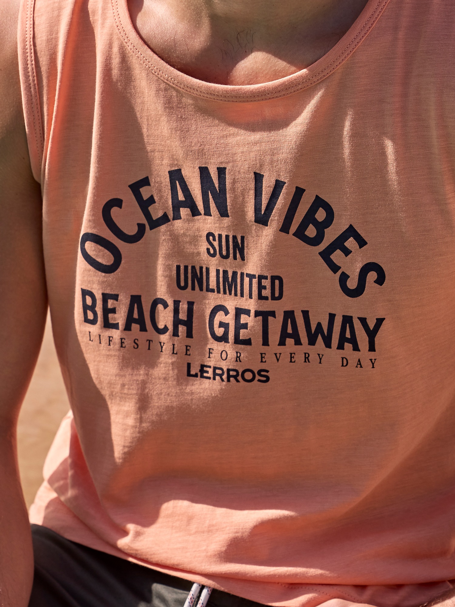 LERROS Muskelshirt "LERROS Herren Tanktop mit Brustprint" günstig online kaufen