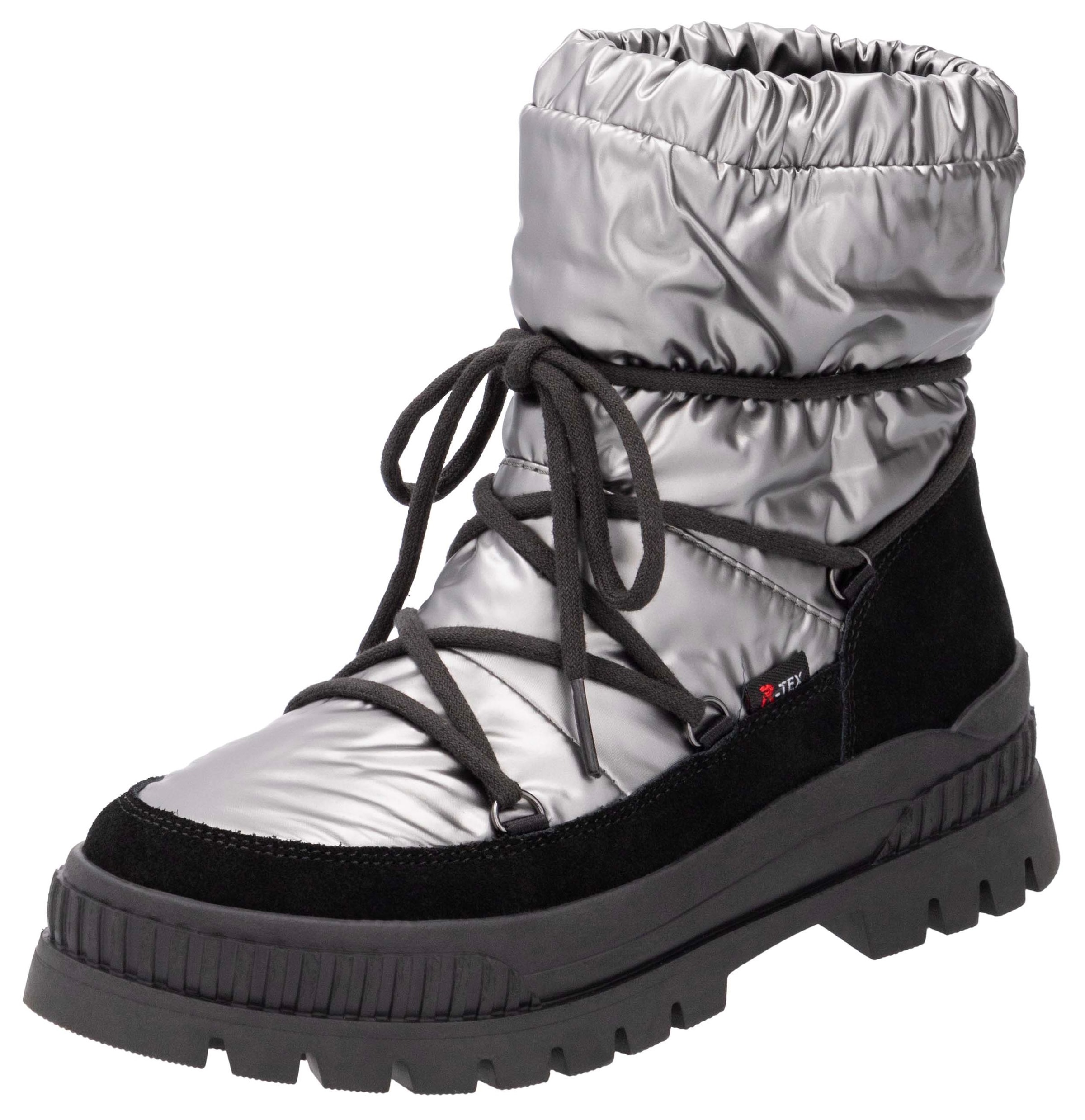 Winterboots, Schneeboots, Schnürstiefelette mit wasserabweisender TEX-Membran