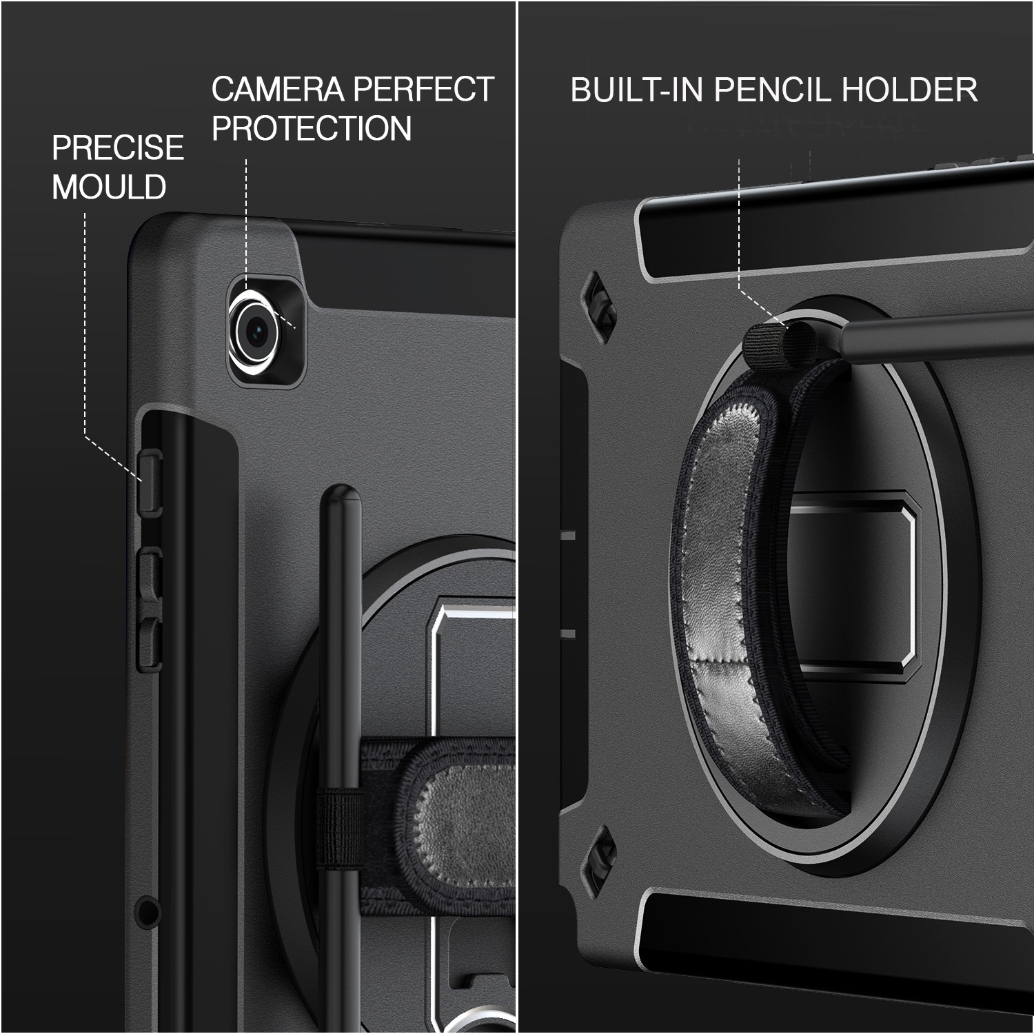 4smarts Backcover »Rugged Case Grip - iPad 10.9 (2022 10Gen)«