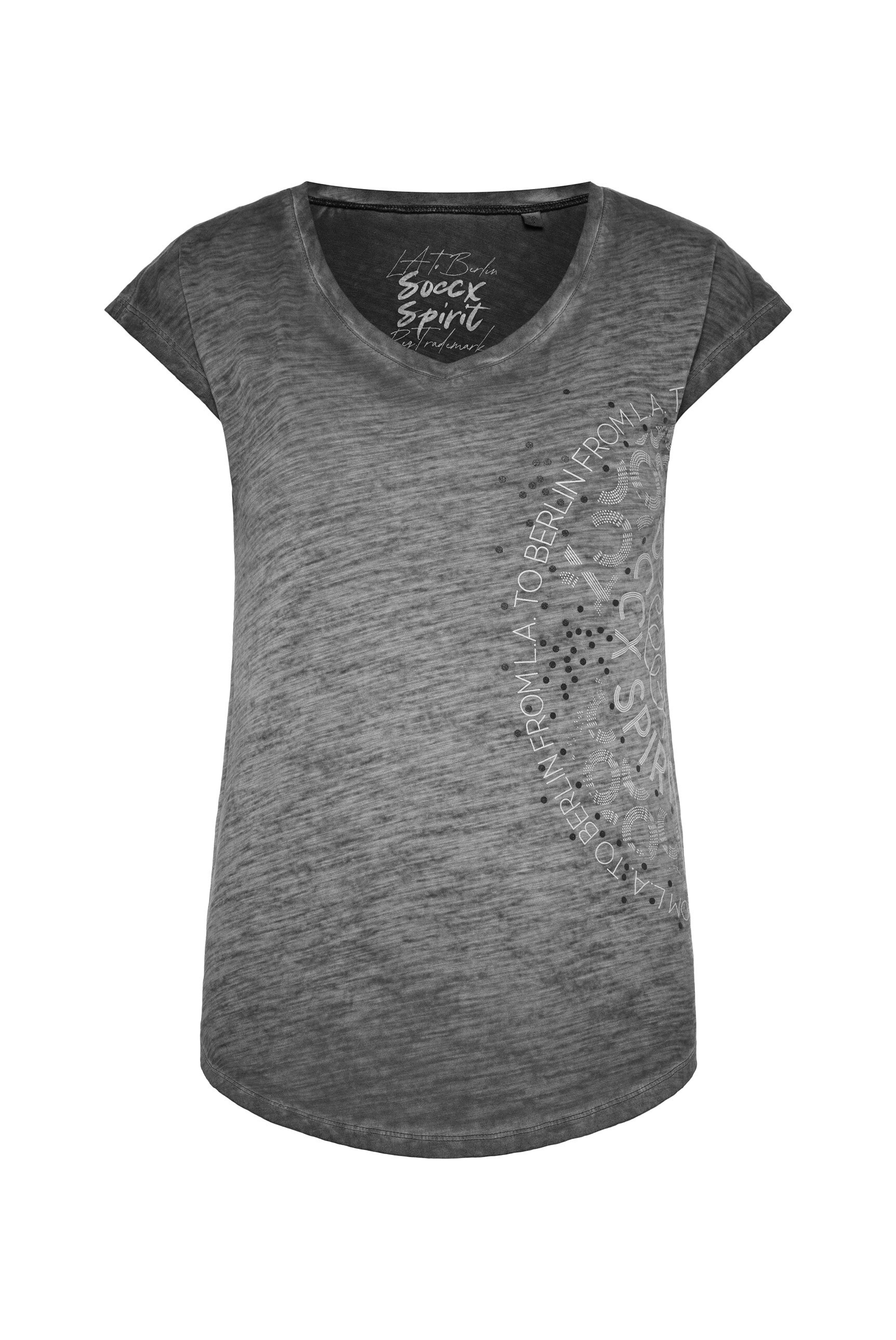 SOCCX V-Shirt, mit überschnittenen Schultern günstig online kaufen