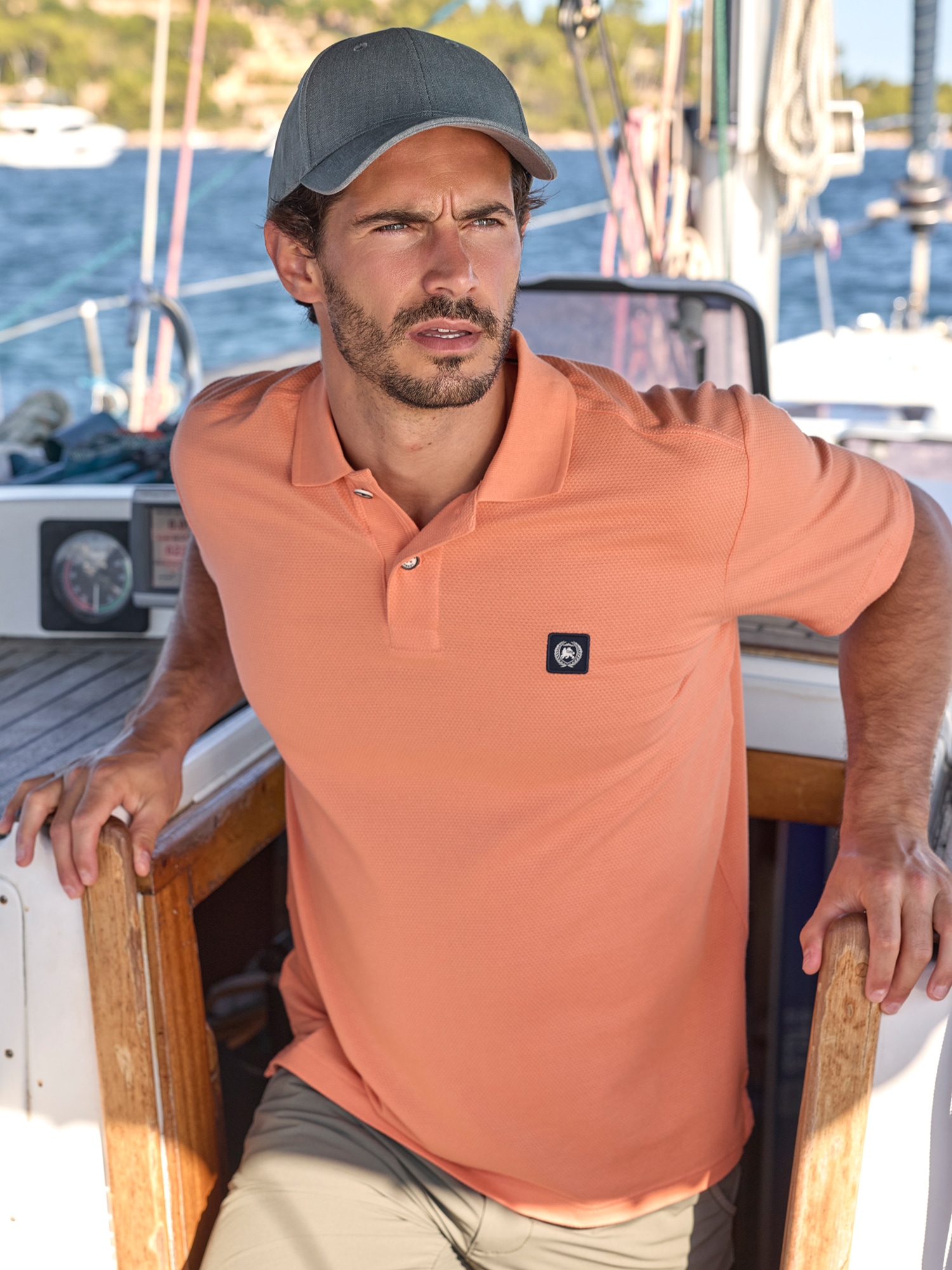 LERROS 1100000002199 "Maskulines Poloshirt aus Baumwolle mit griffiger Struktur"
