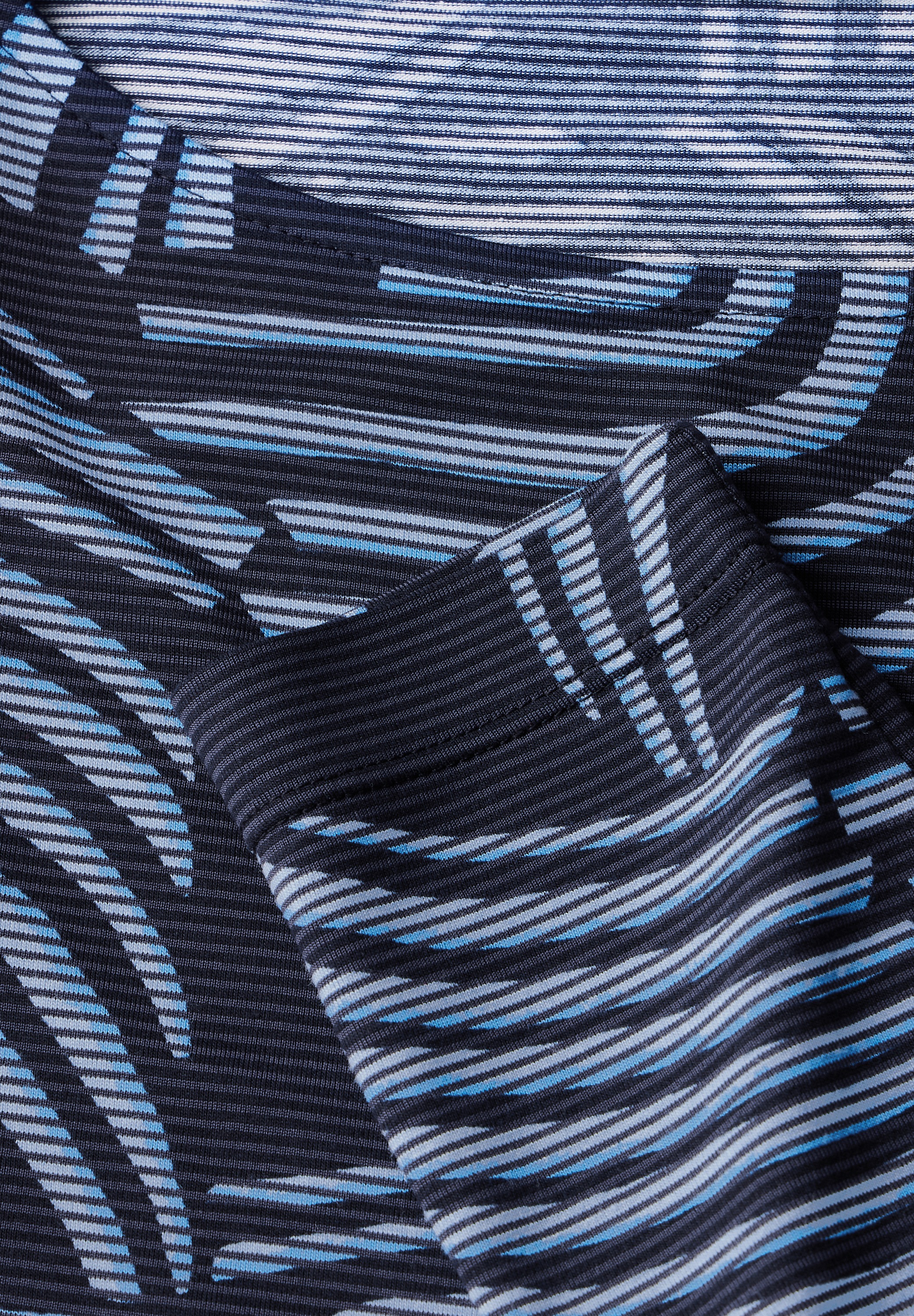 Cecil Print-Shirt, mit U-Boot-Ausschnitt