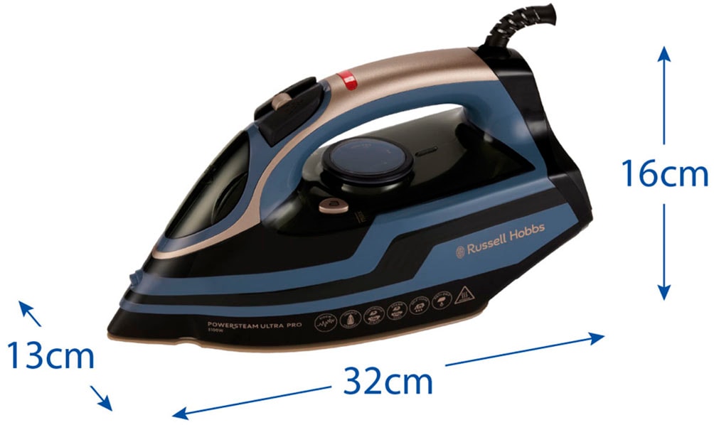 RUSSELL HOBBS Dampfbügeleisen »28630-56, Selbstreinigung« 3100 W Keramik-Bügelsohle, 70g/min , 210g/ min Dampfstoß,