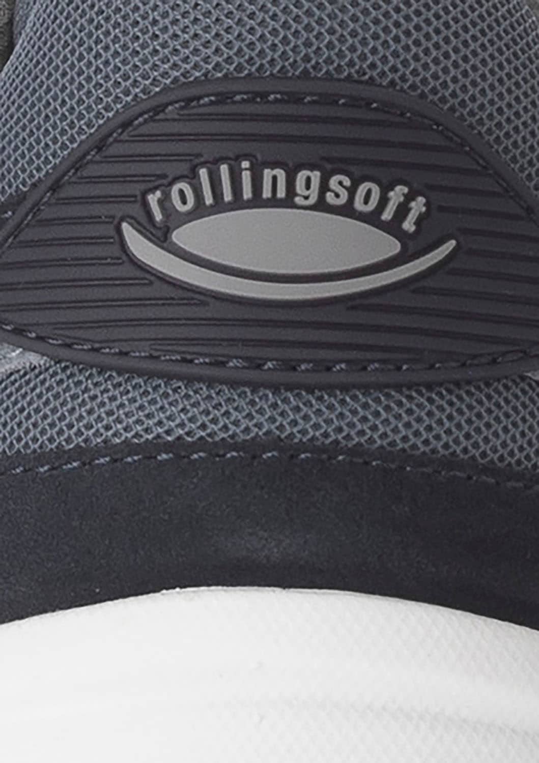Gabor Rollingsoft Keilsneaker, Schnürschuh, Halbschuh, Freizeitschuh, Außenreißverschluss, G-Weite