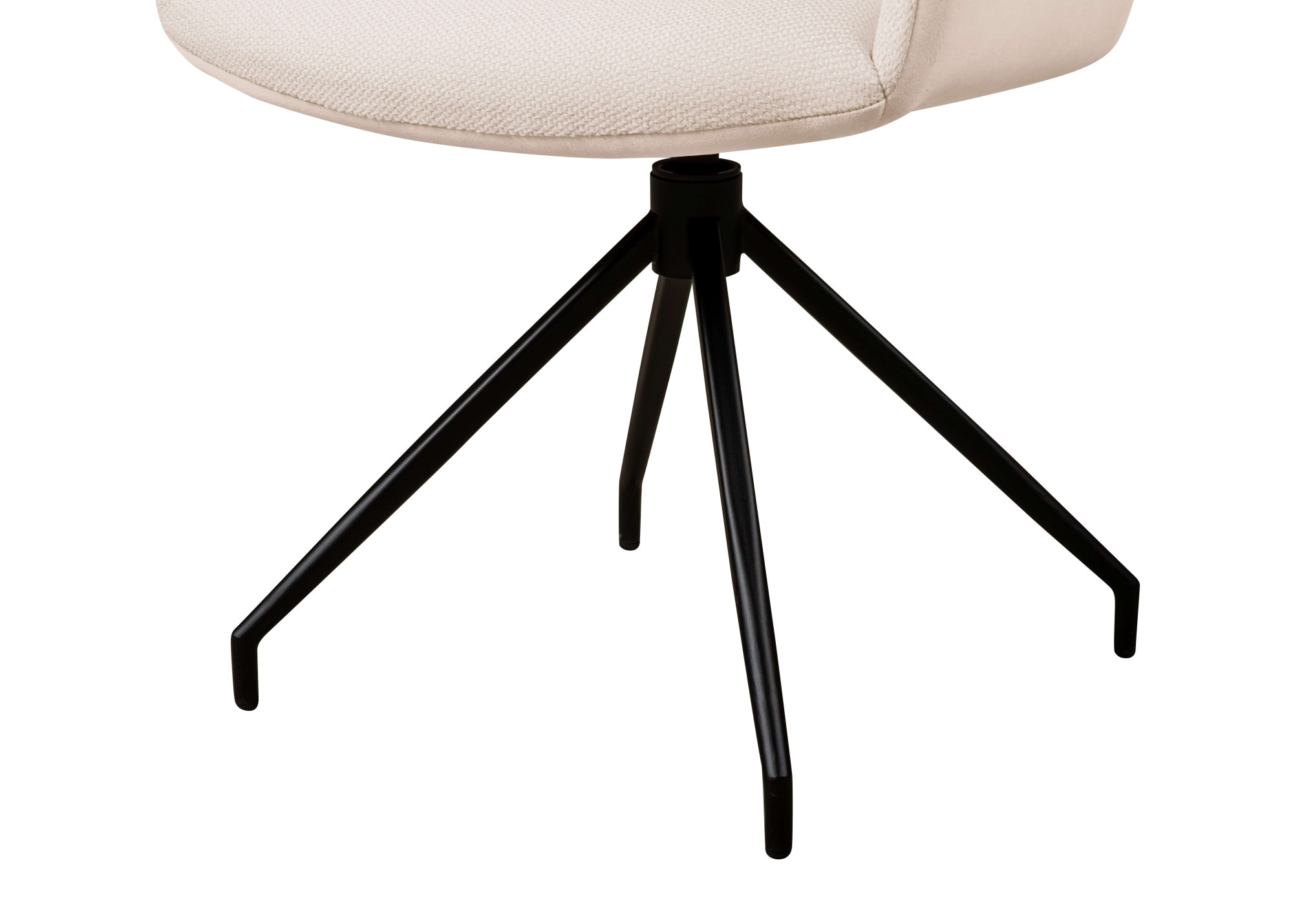 OTTO home Armlehnstuhl »Bruna Drehstuhl, Polsterstuhl, Esszimmerstuhl, Küchenstuhl, 4-Fußstuhl« () 360° drehbar, mit automatischer Rückstellung, 2-Stoff-Design