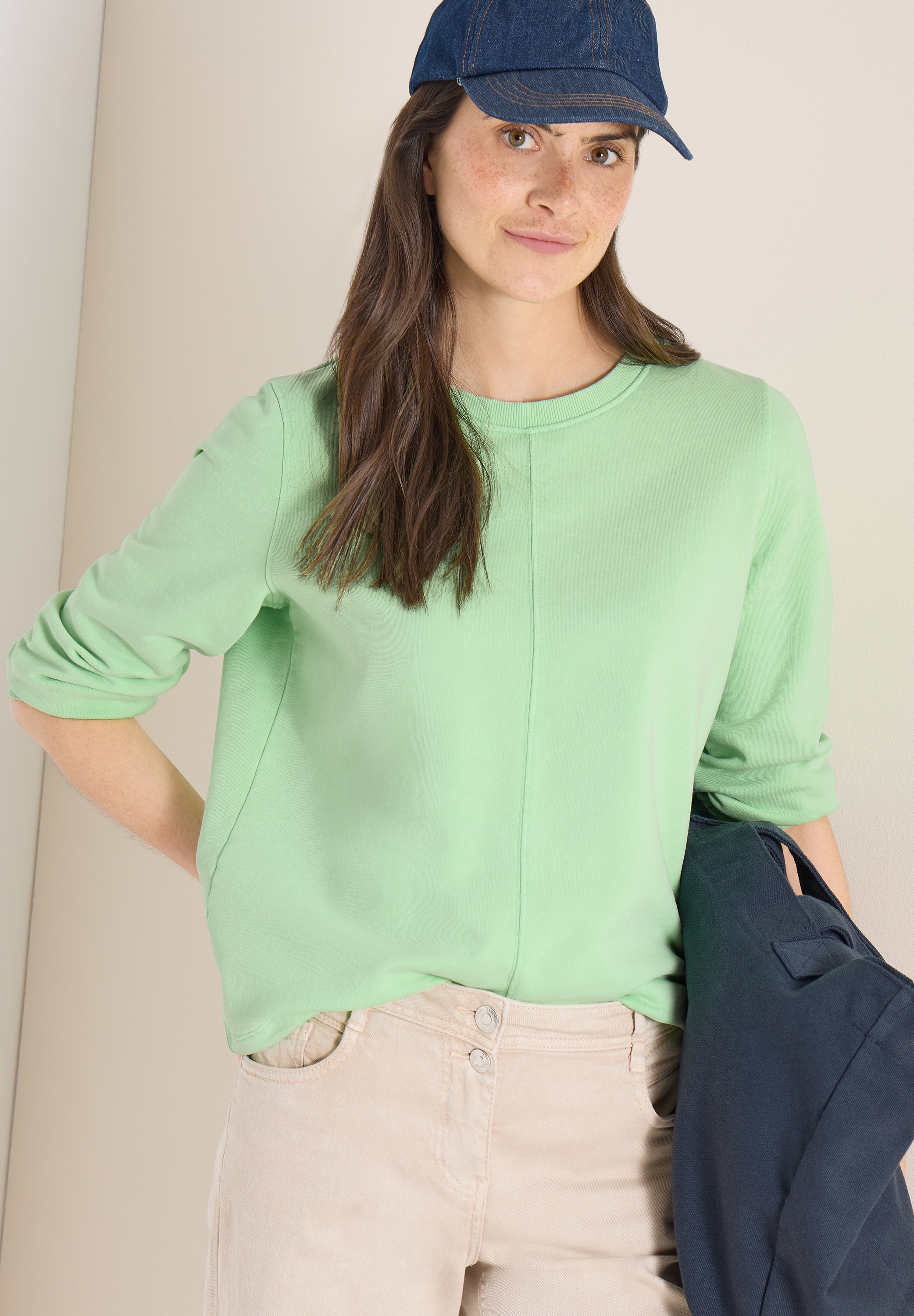 Cecil Sweatshirt, aus reiner Baumwolle