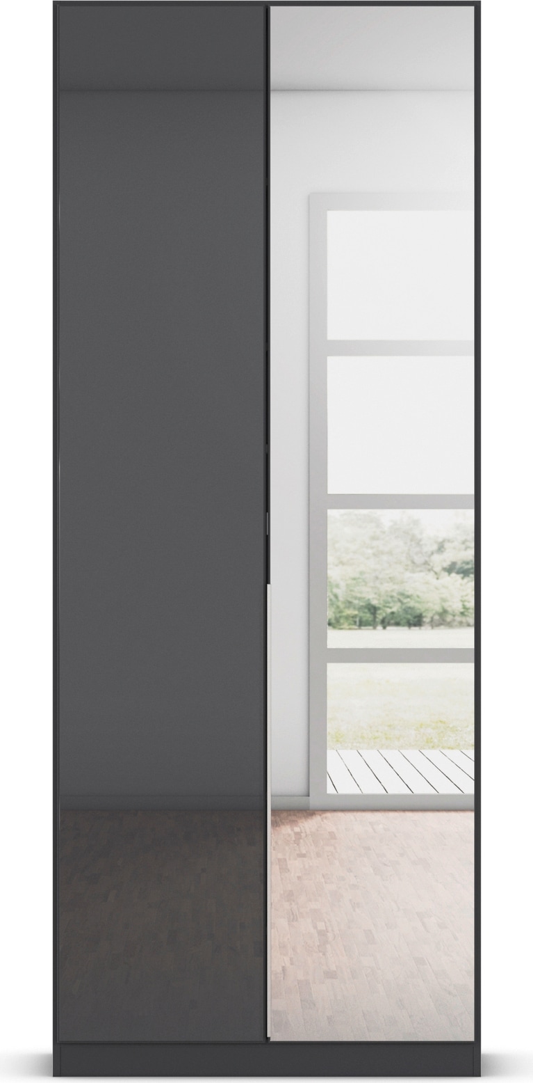 rauch Drehtürenschrank »Kleiderschrank Kleiderschränke Schrank Garderobe AGORDO mit Glasfront«, (in zwei Griff-Farben), durchdachte Innenausstattung, in 6 Breiten und 2 Höhen MADE IN GERMANY