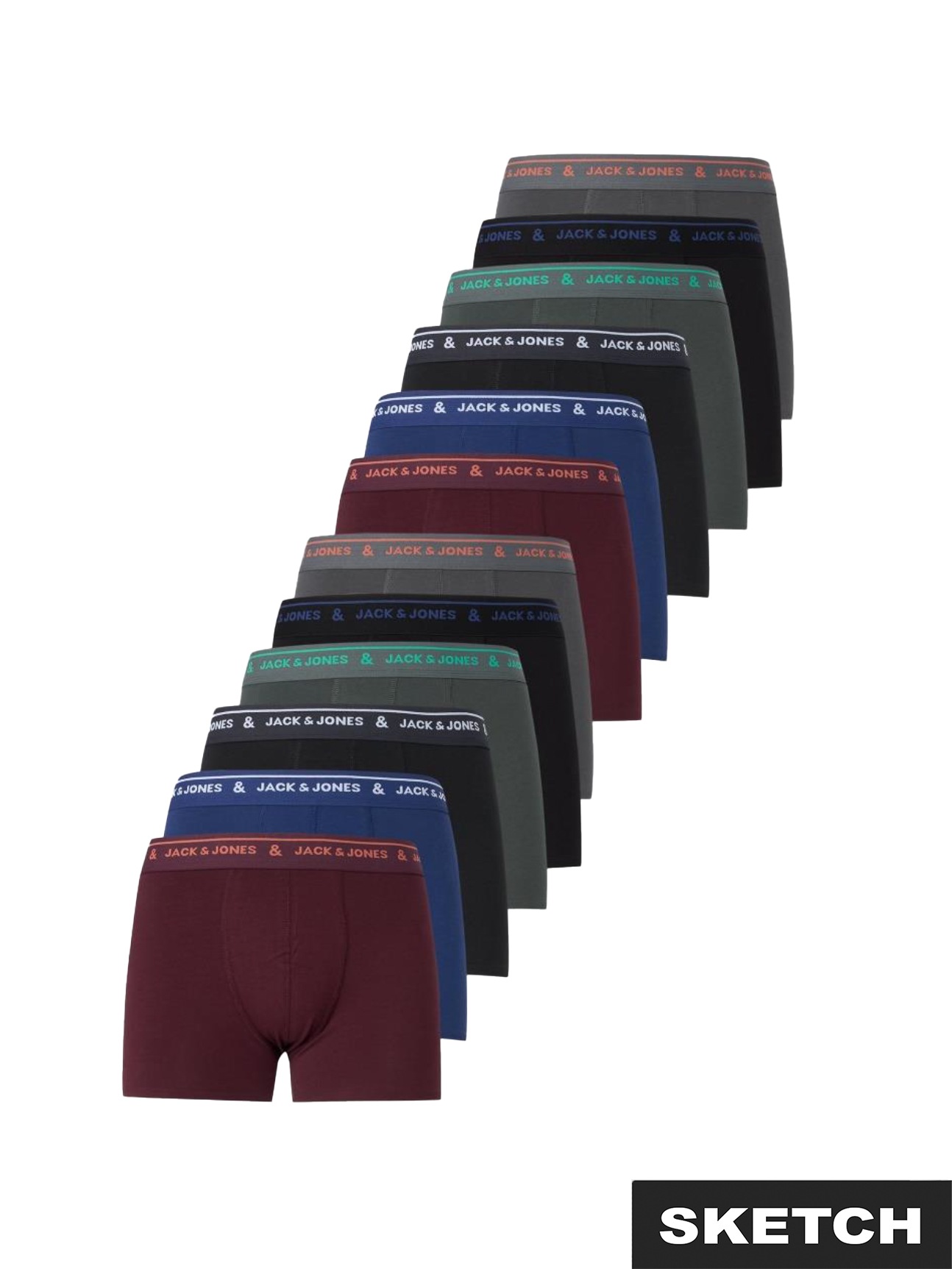 Jack & Jones Trunk "JACLAWRENCE TRUNKS 12 PACK" Packung, 12 Stk. günstig online kaufen