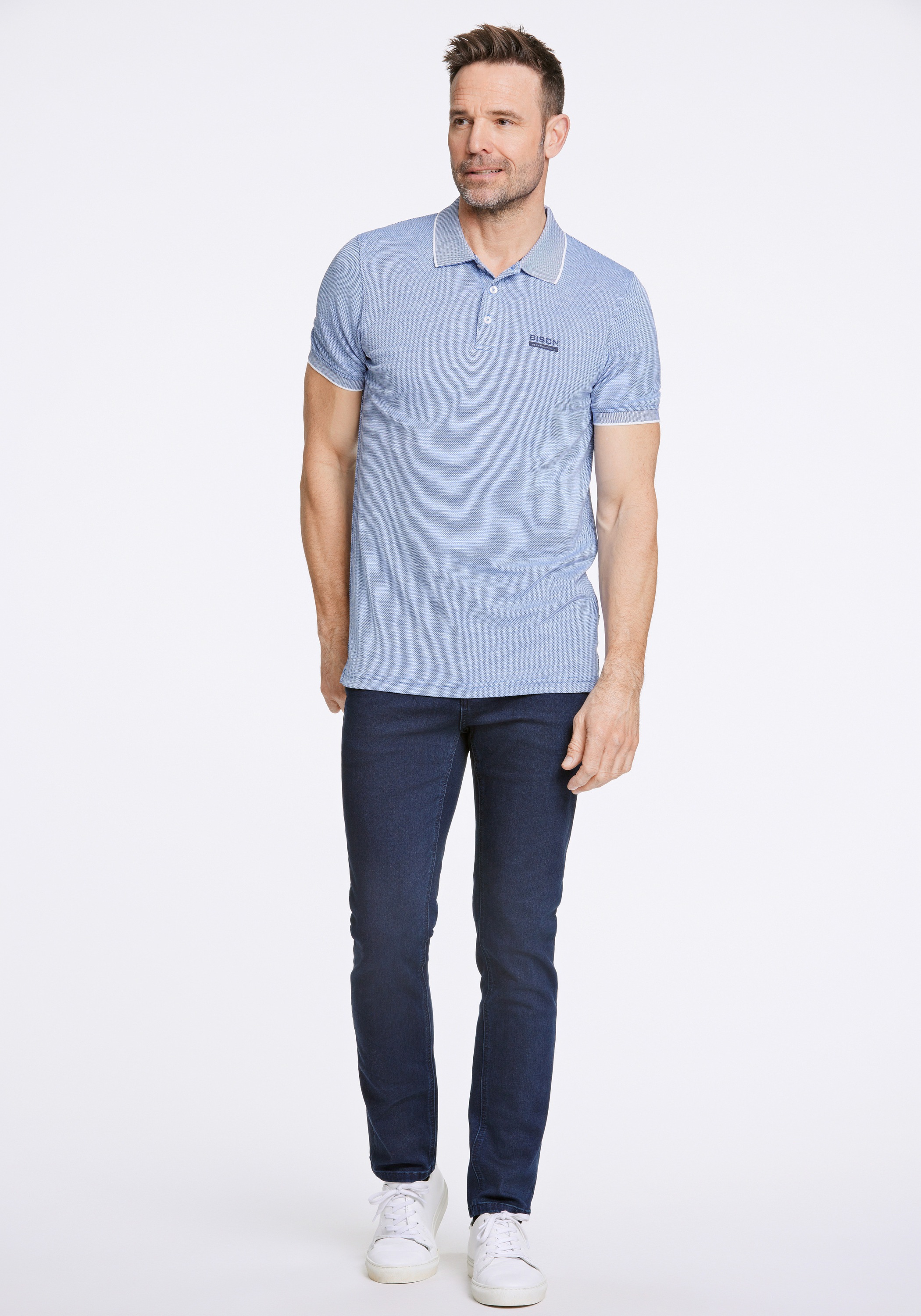 BISON Poloshirt »Poloshirt Comfort Fit«