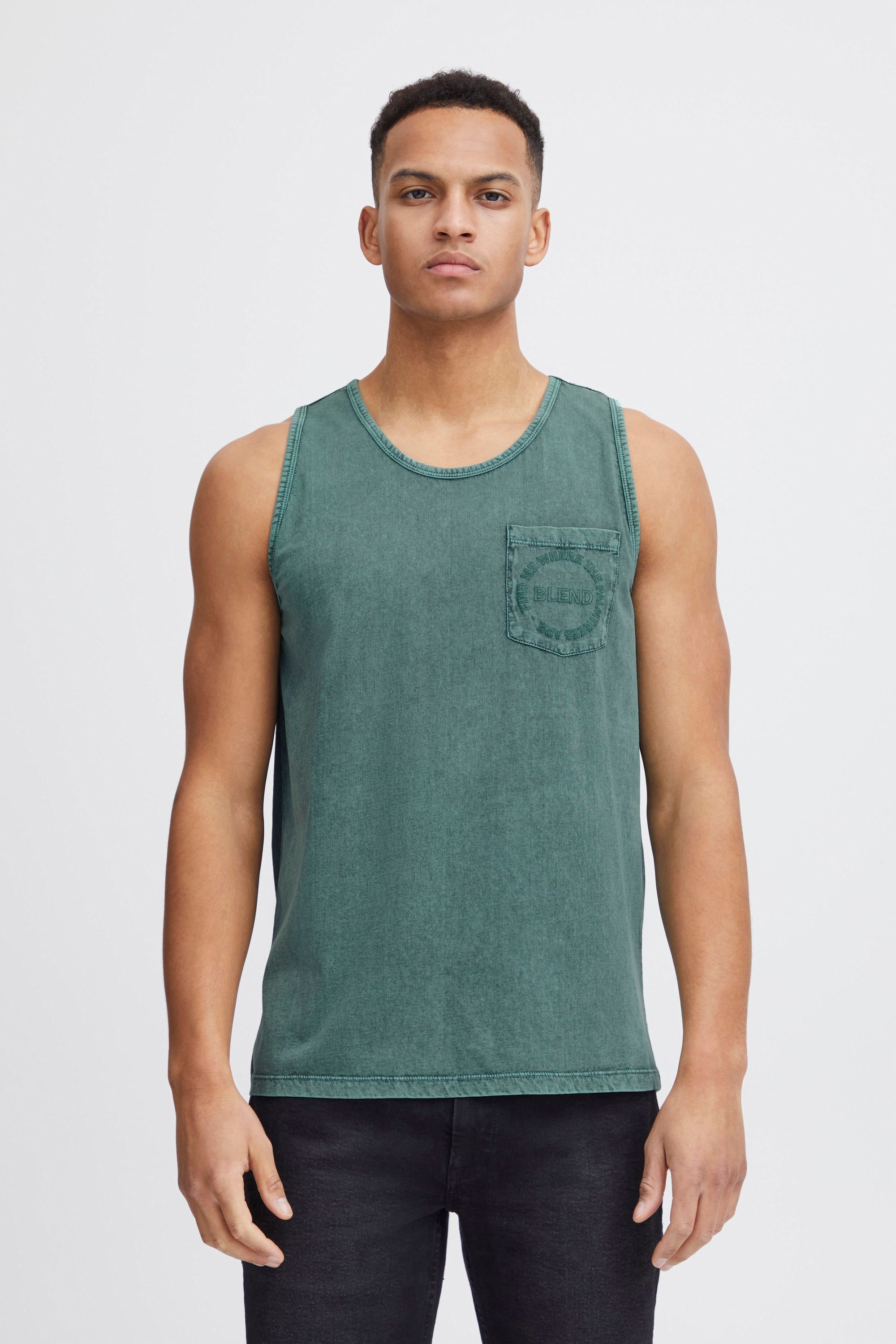 Blend Tanktop "BHTank" Cooles Tank-Top mit Stickerei günstig online kaufen