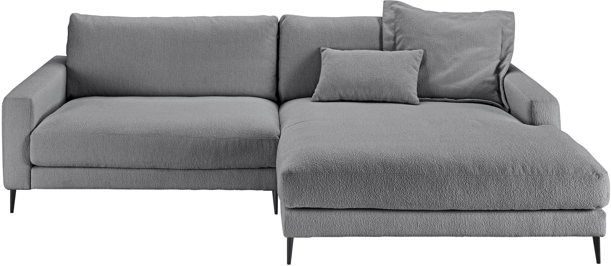 Home affaire Ecksofa "Downtown, B/T/H: 272/190/84 cm L-Form" weicher Sitzko günstig online kaufen