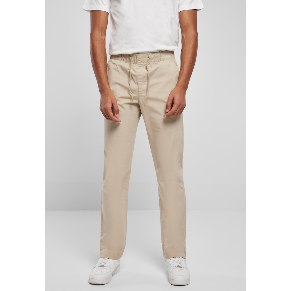 URBAN CLASSICS Stoffhose »Urban Classics Herren Straight Slit Trouser«, (1 tlg.)