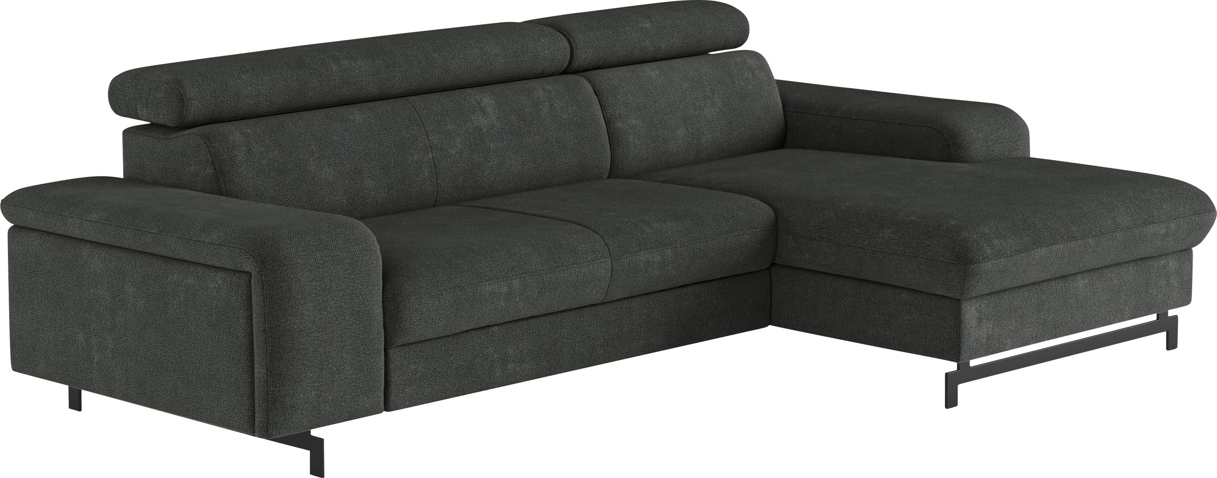 COTTA Ecksofa »Emma L-Form«, mit Kopfteilverstellung, wahlweise mit Bettfunktion & Bettkasten