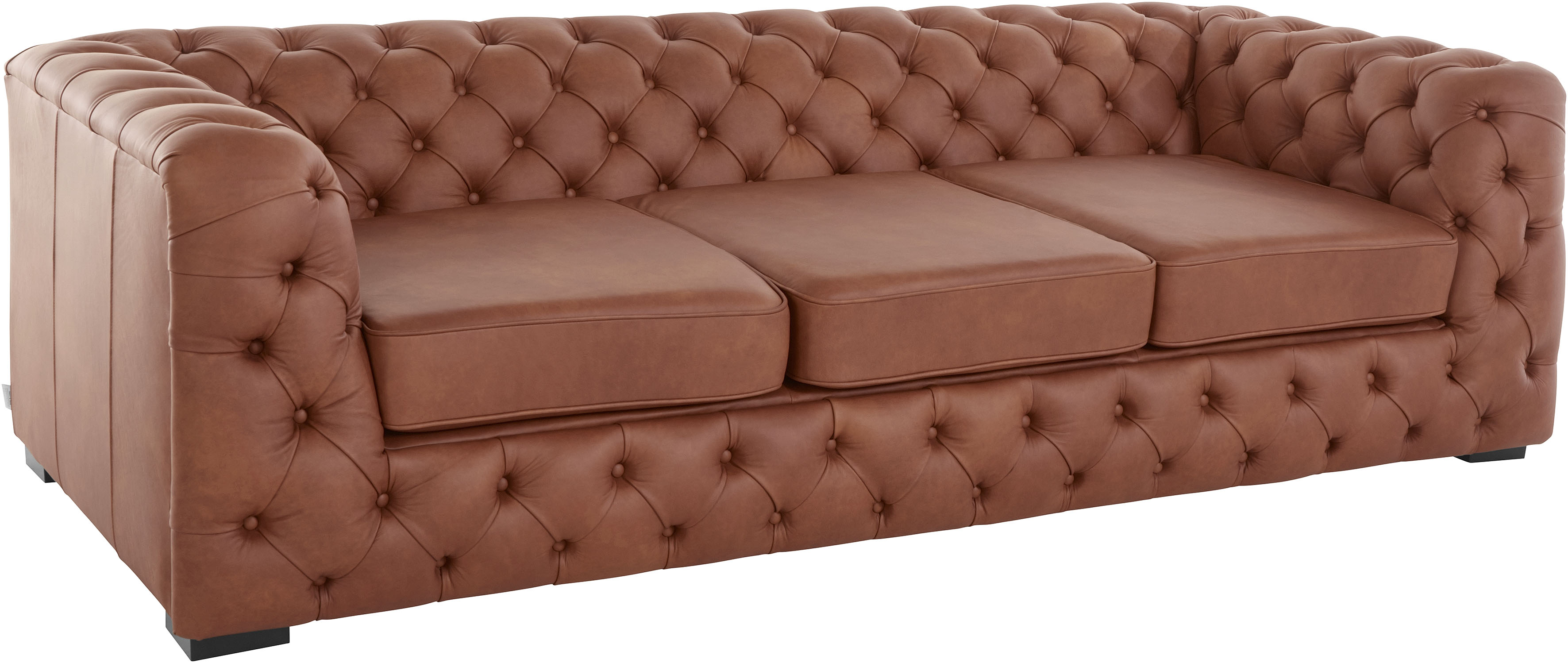 Thumbnail - Home affaire Chesterfield-Sofa "Kalina", klassische Chesterfield-Knopfheftung, sehr hochwertige Verarbeitung