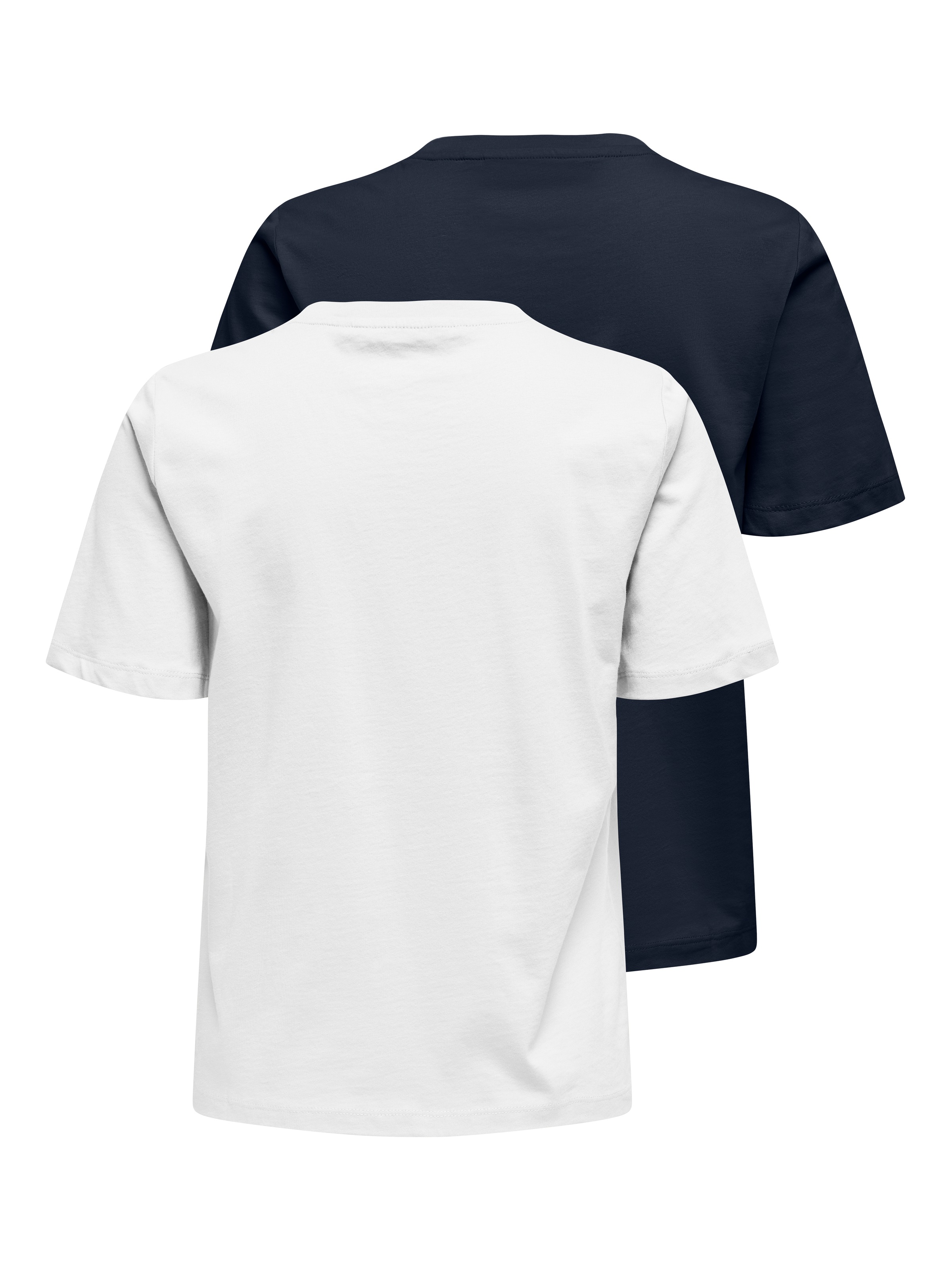 ONLY Kurzarmshirt "ONLONLY S/S TEE NOOS 2 PACK", (Packung, 2 tlg.) günstig online kaufen