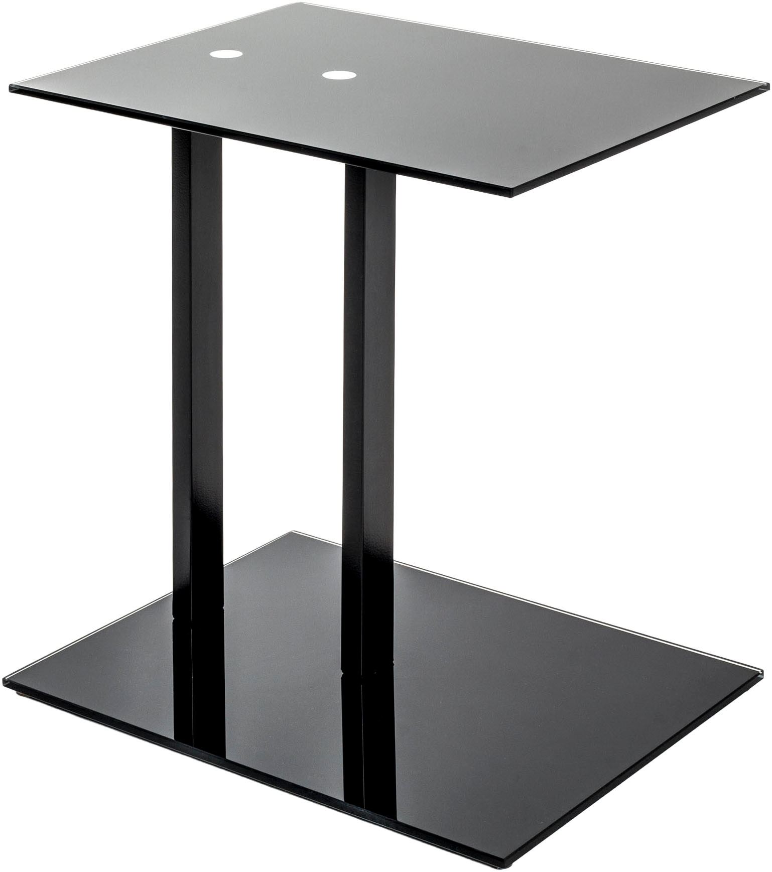 HAKU Beistelltisch »Sofatisch, Wohnzimmertisch« 1 Stk. tlg. rechteckig - aus Metall Schwarz B/T/H 45/35/50 cm