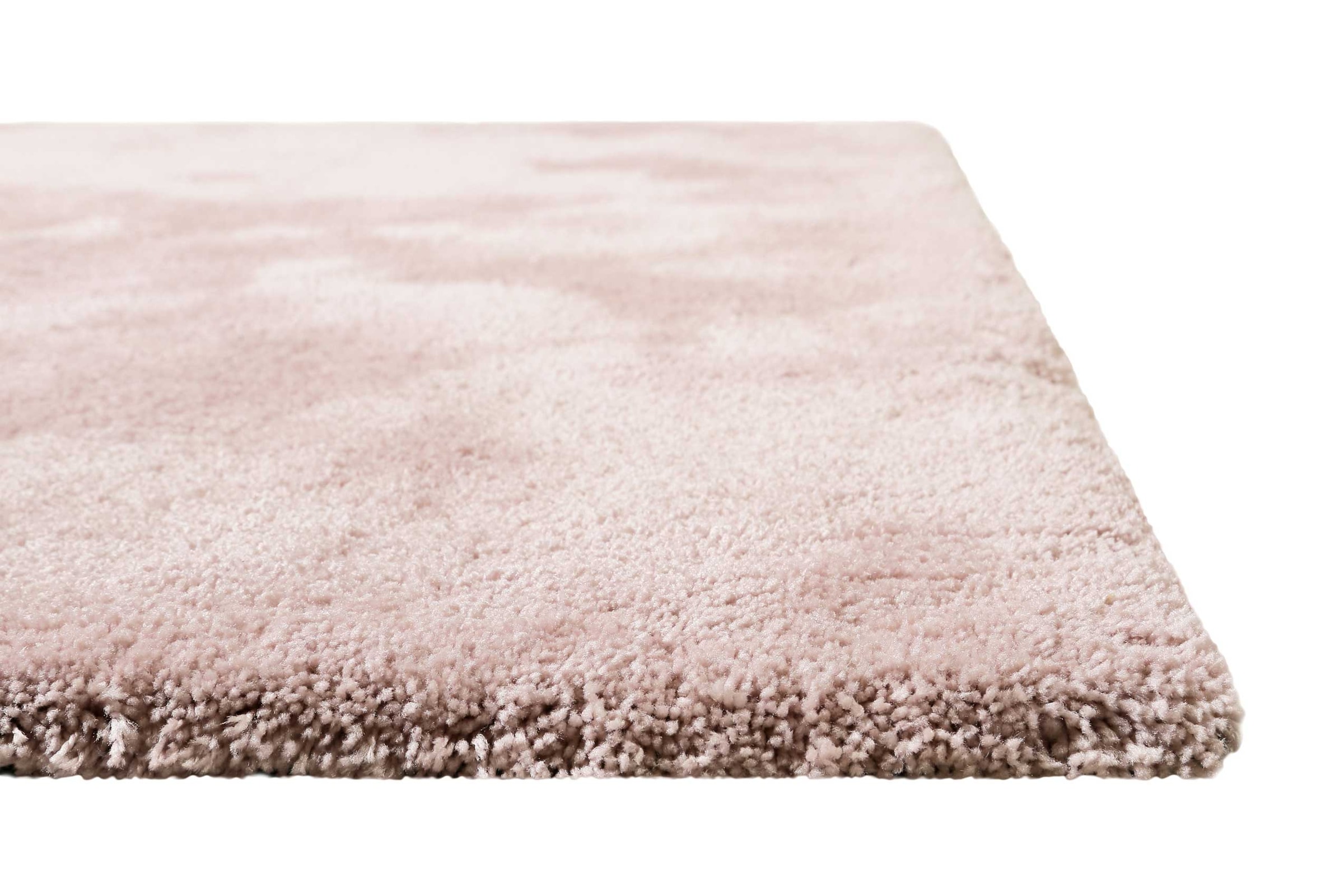 Homie Living Teppich »Pisa«, rund, 25 mm Höhe, Hochflor, Microfaser, uni, weich, Shaggy, Wohnzimmer, Schlafzimmer