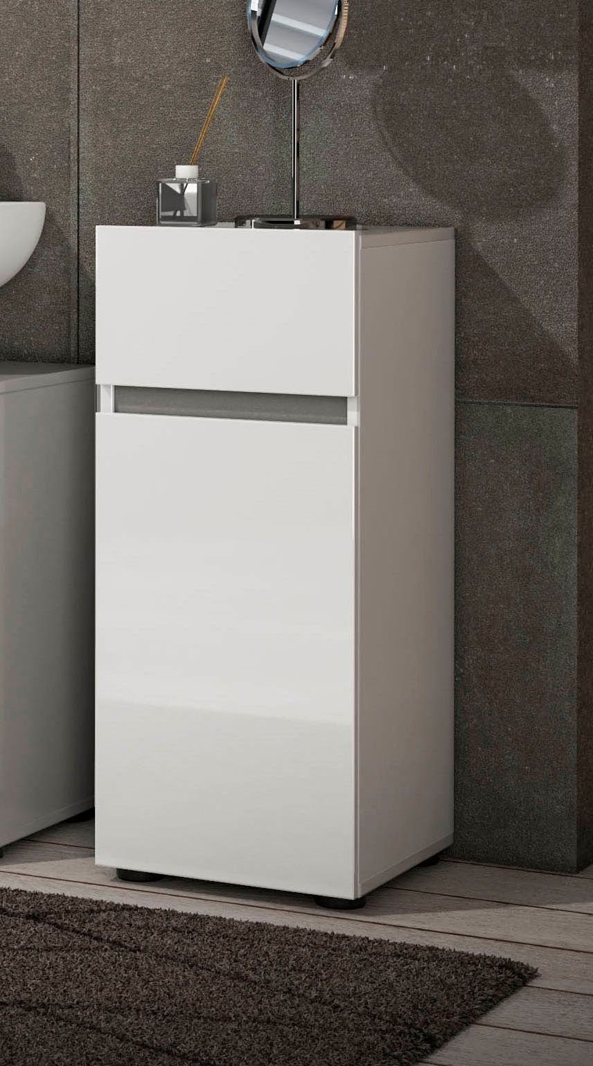 INOSIGN Stauraumschrank "MISTER, Bad-Schrank, Breite 34 cm, 1 Tür, 1 Schubl günstig online kaufen