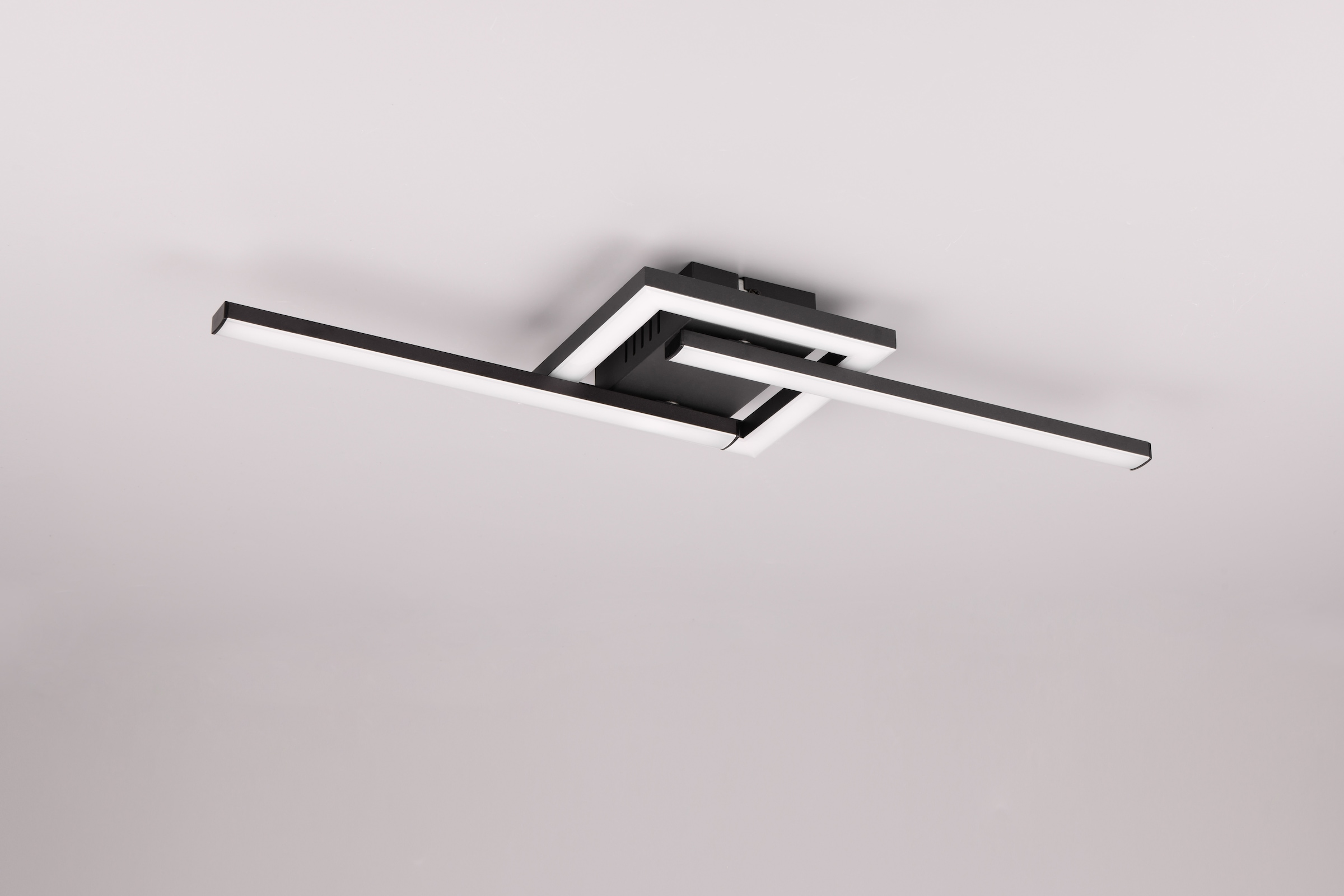 my home LED Deckenleuchte »DAVINIA, als Deckenlampe oder Wandlampe mögl, LED Stäbe schwenkbar«, 1 flammig, Leuchtmittel LED-Board | LED fest integriert, warmweiß 3000K 1860 Lumen 54x16 cm beweglich Flurlampe Wohnzimmerlampe