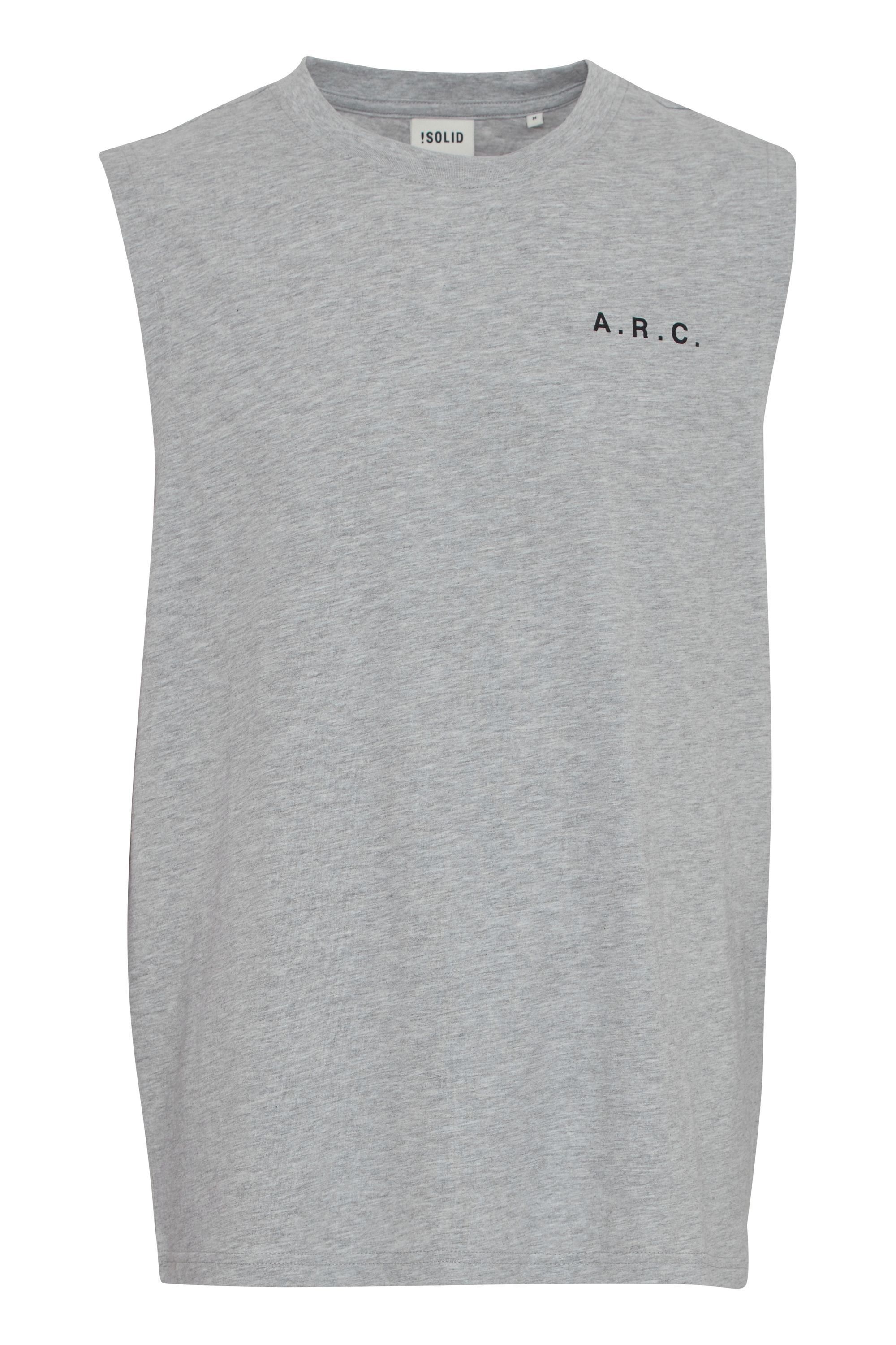 SOLID Herren Longtop "Tanktop SDMelamdro", grau, Gr. M, Obermaterial: 100% Baumwolle CO., Tops