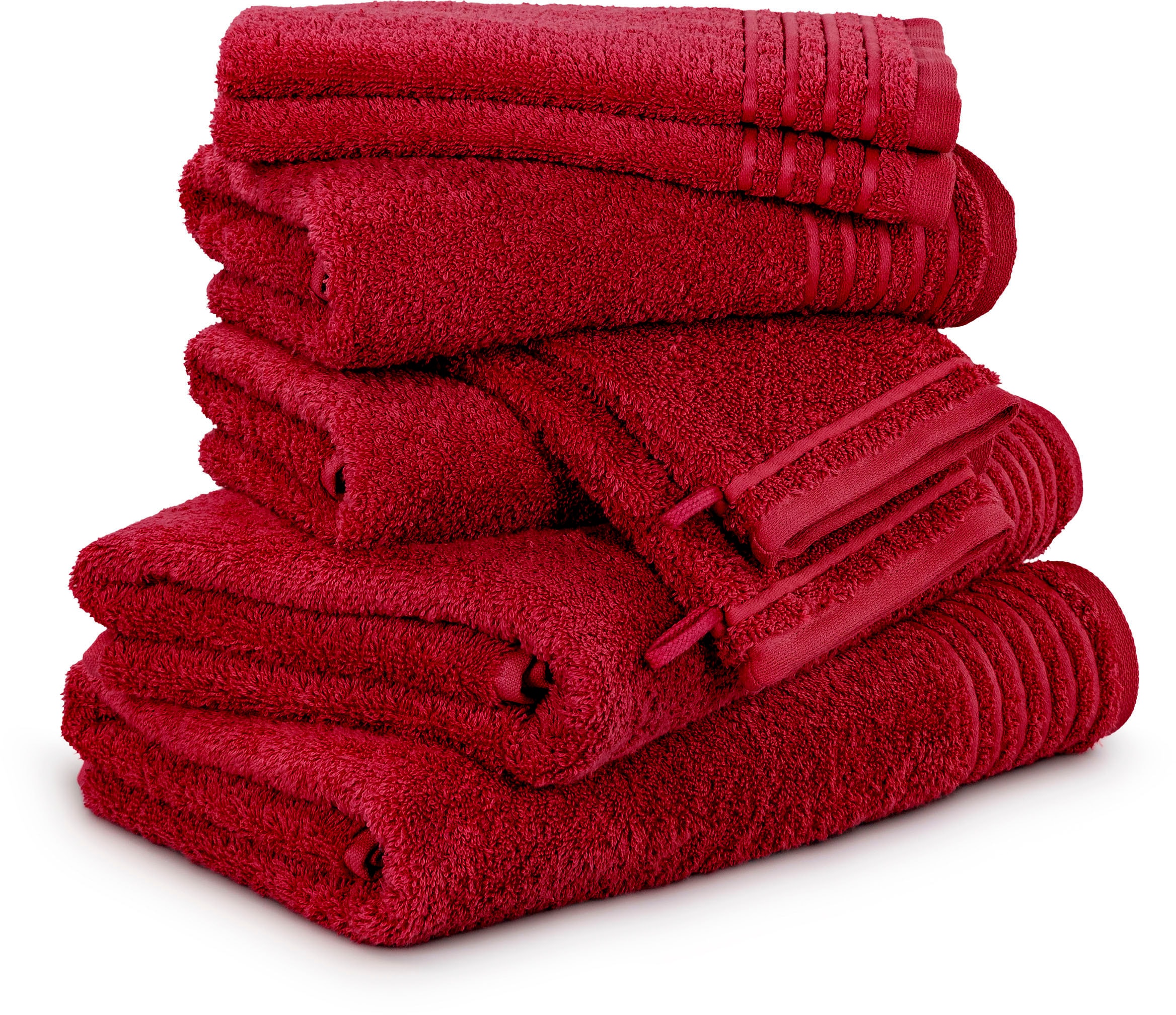 Möve Handtuch Set "New Classic" 8 Stk. Walkfrottier Waschhandschuhen, Gäste günstig online kaufen