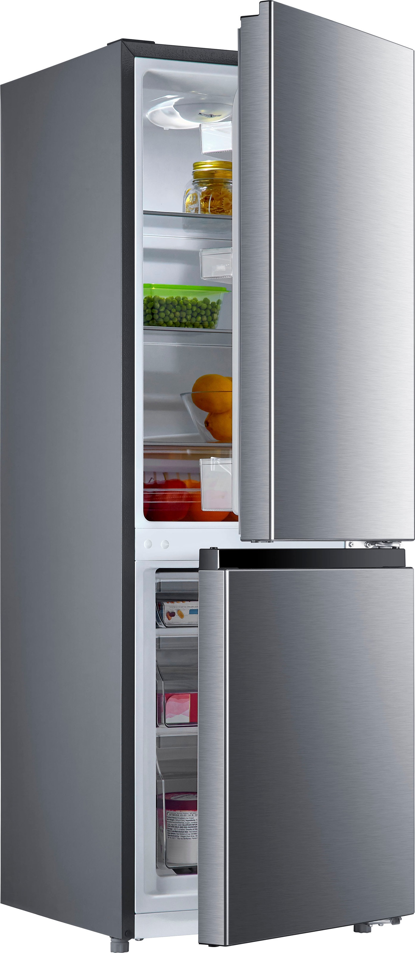 Hanseatic Kühl-/Gefrierkombination "HKGK14349CI" 143 cm hoch 49,5 cm breit inkl. 3 Jahre Herstellergarantie