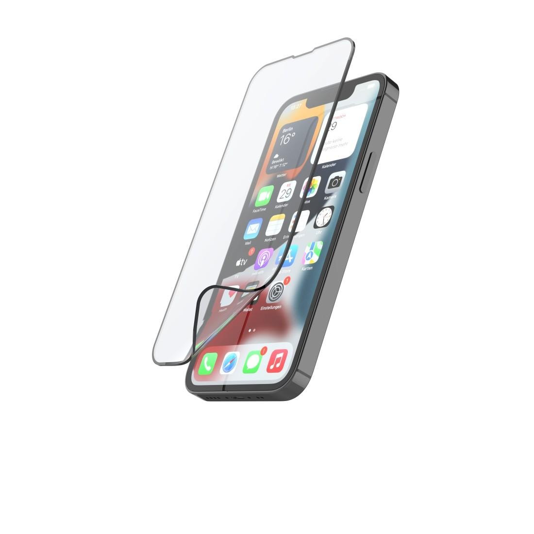 Hama Displayschutzglas »Displayschutz "Hiflex" für Apple iPhone 13 mini«, Anti-Fingerabdruck-Beschichtung