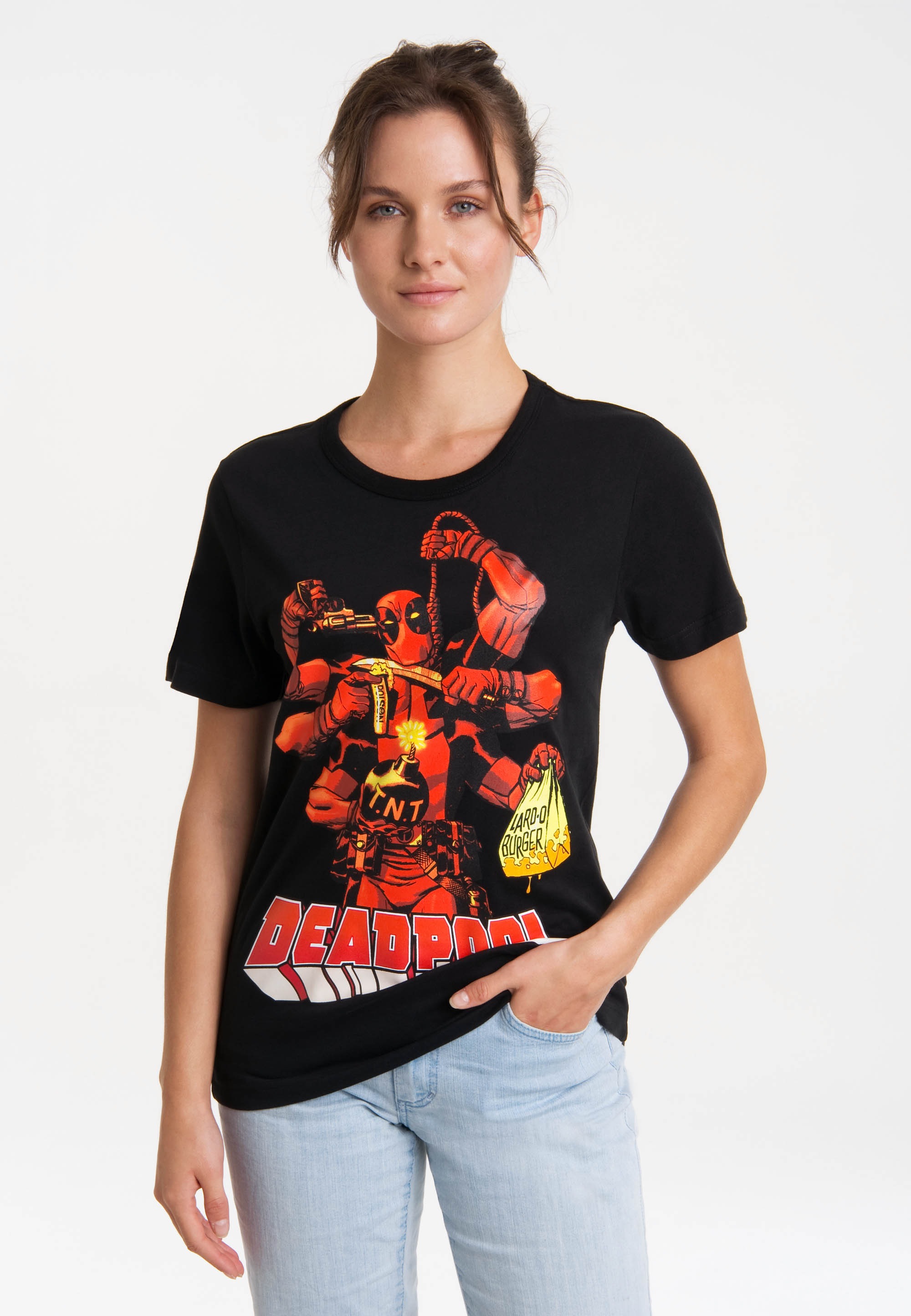 LOGOSHIRT T-Shirt »Marvel Comics - Deadpool«, mit lizenziertem Print