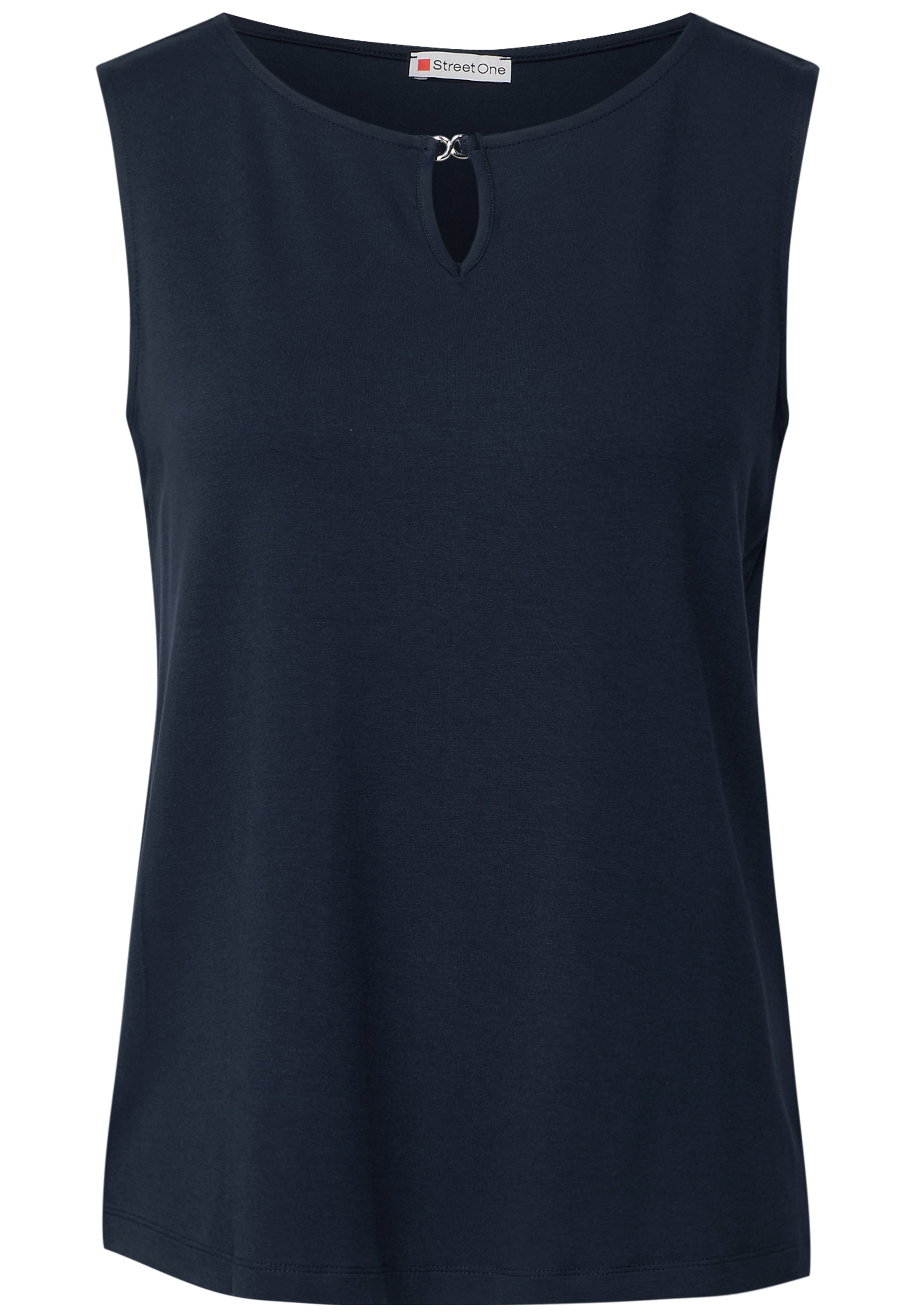 STREET ONE Shirttop, mit Materialmix