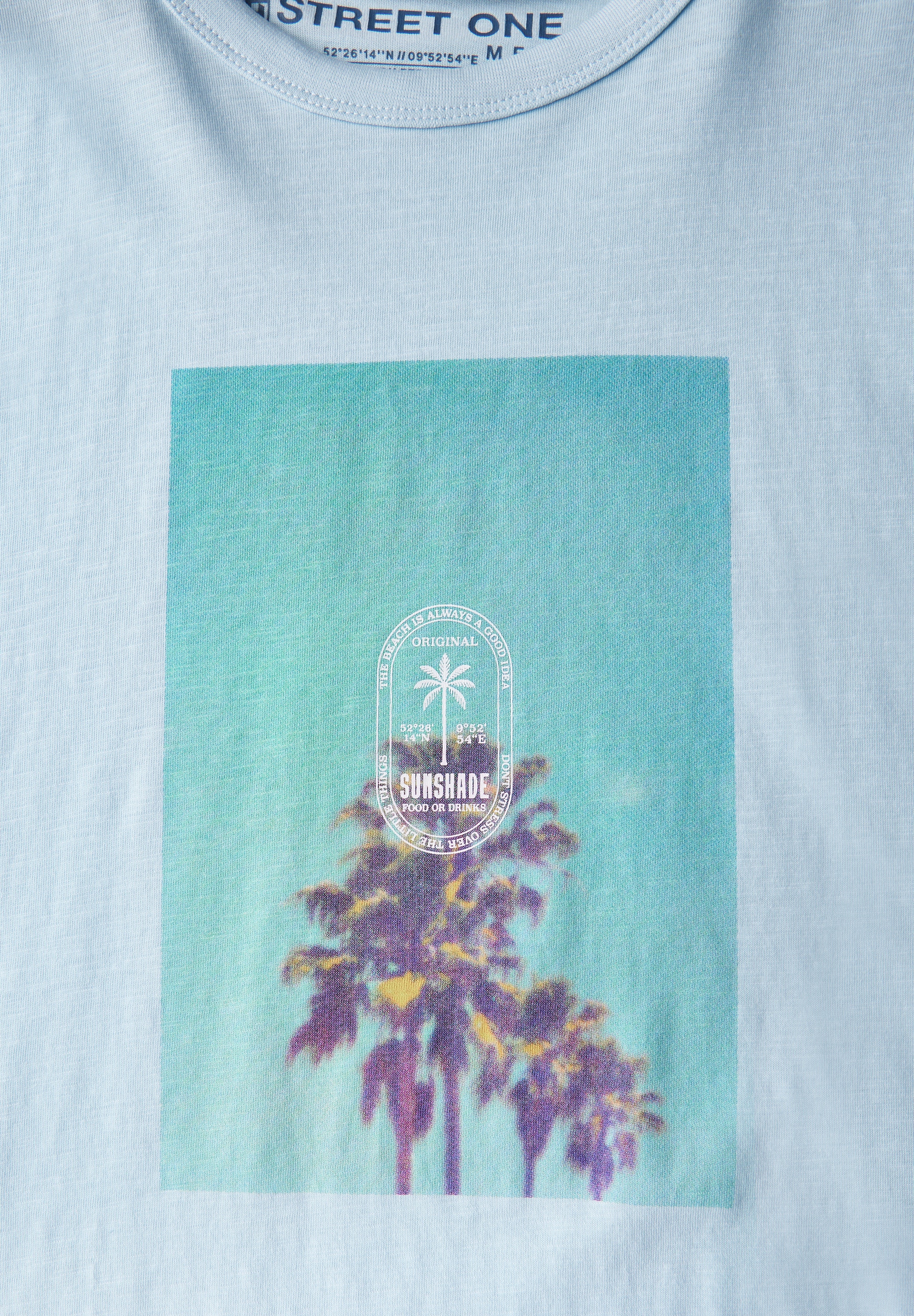 STREET ONE MEN T-Shirt, aus reiner Baumwolle