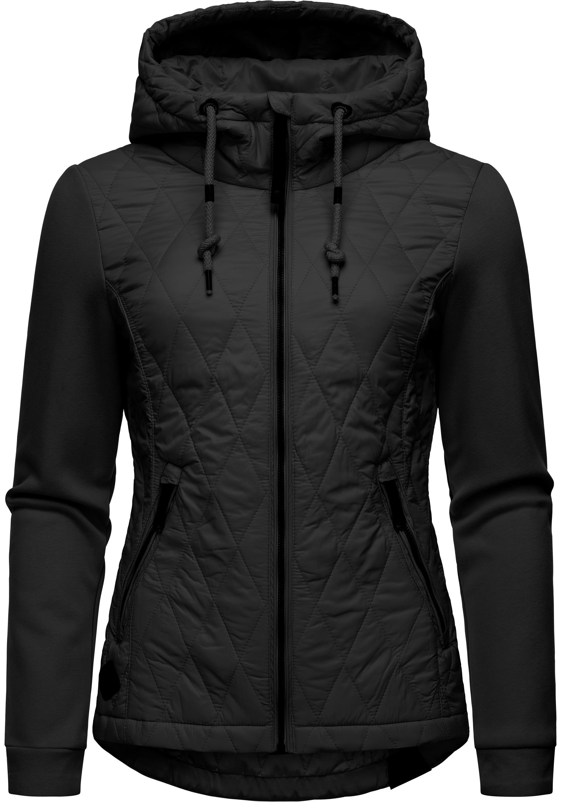 Ragwear Outdoorjacke "Lucinda", mit Kapuze, Steppjacke aus modernem Materialmix mit Kapuze