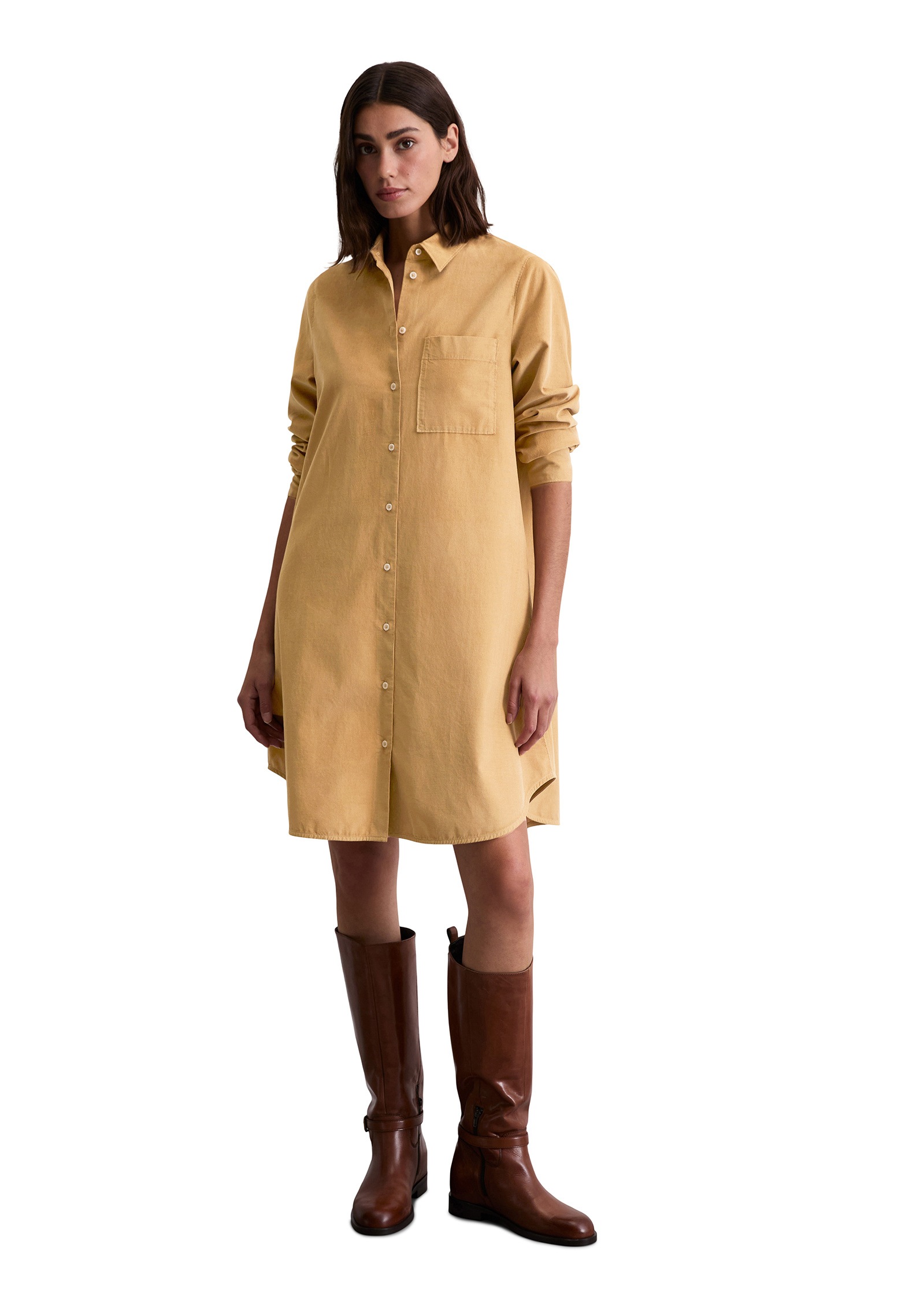 Marc O'Polo Hemdblusenkleid »aus Feincord«