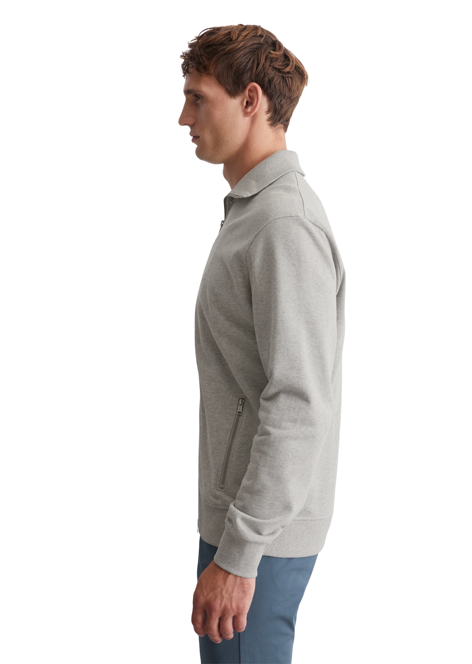 Marc O'Polo Sweatjacke »aus reiner Bio-Baumwolle«