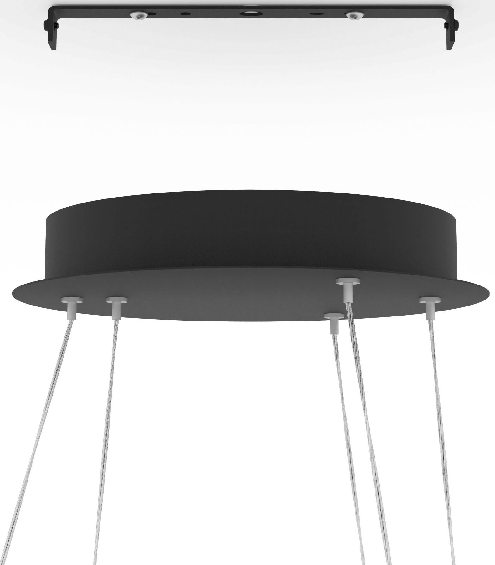 EGLO Hängeleuchte »LOBINERO-Z« in schwarz aus Alu, Stahl / inkl. LED fest  integriert - 43,2 Watt | BAUR