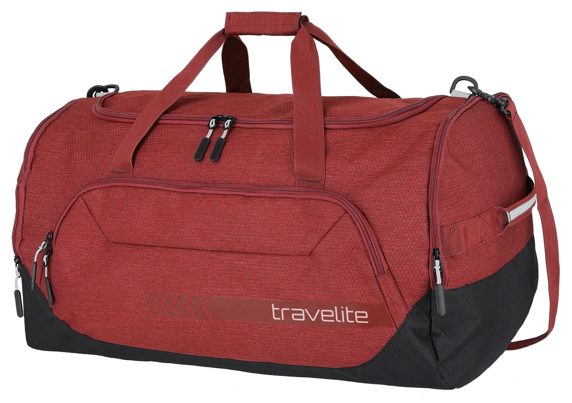 travelite Reisetasche »KICK OFF, verschiedene Größen und Farben«, Reisegepäck Sporttasche Freizeittasche mit Aufsteckfunktion