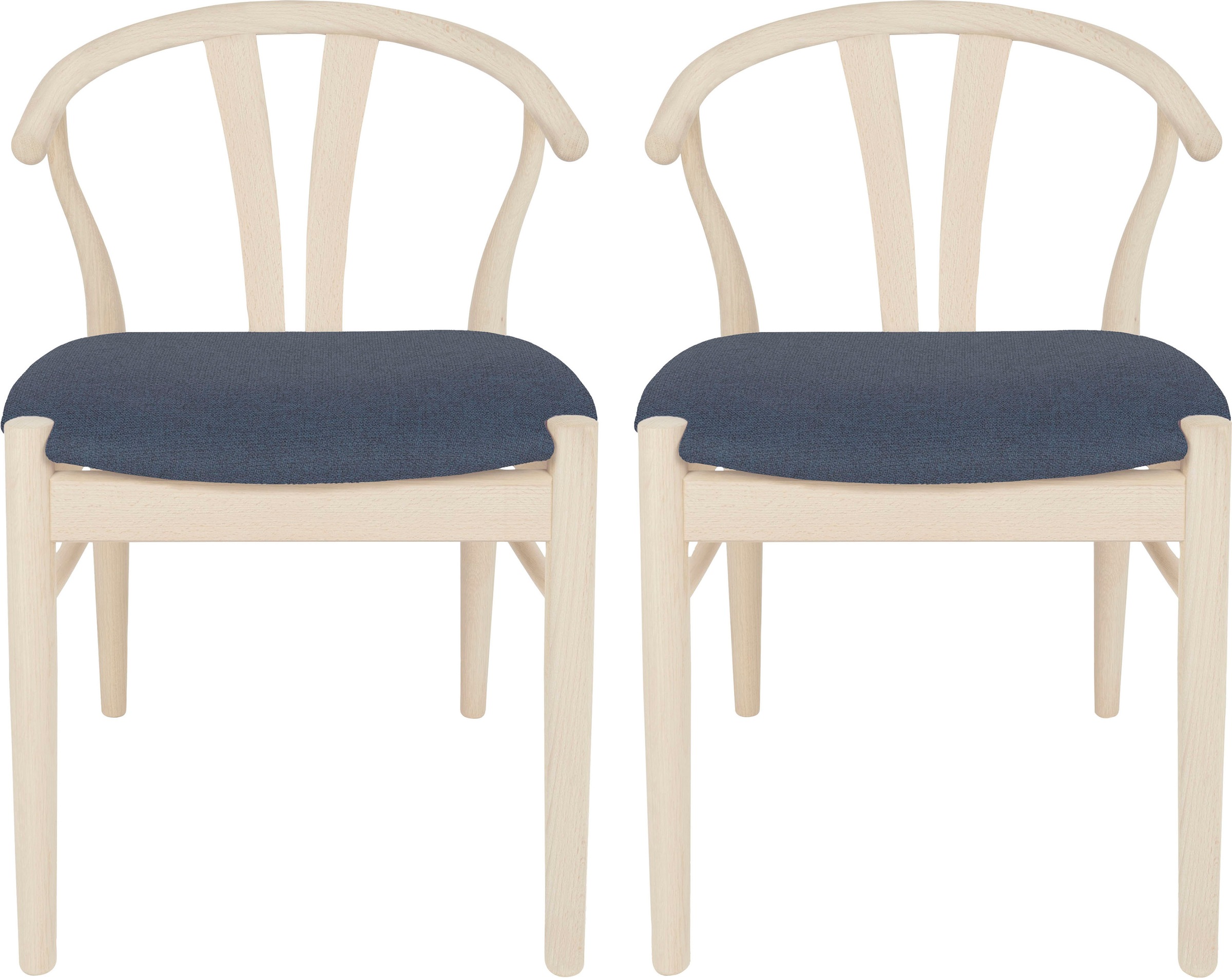 Hammel Furniture Holzstuhl "Findahl by Hammel Frida" (Set) 2 Stk. Stoff Mas günstig online kaufen
