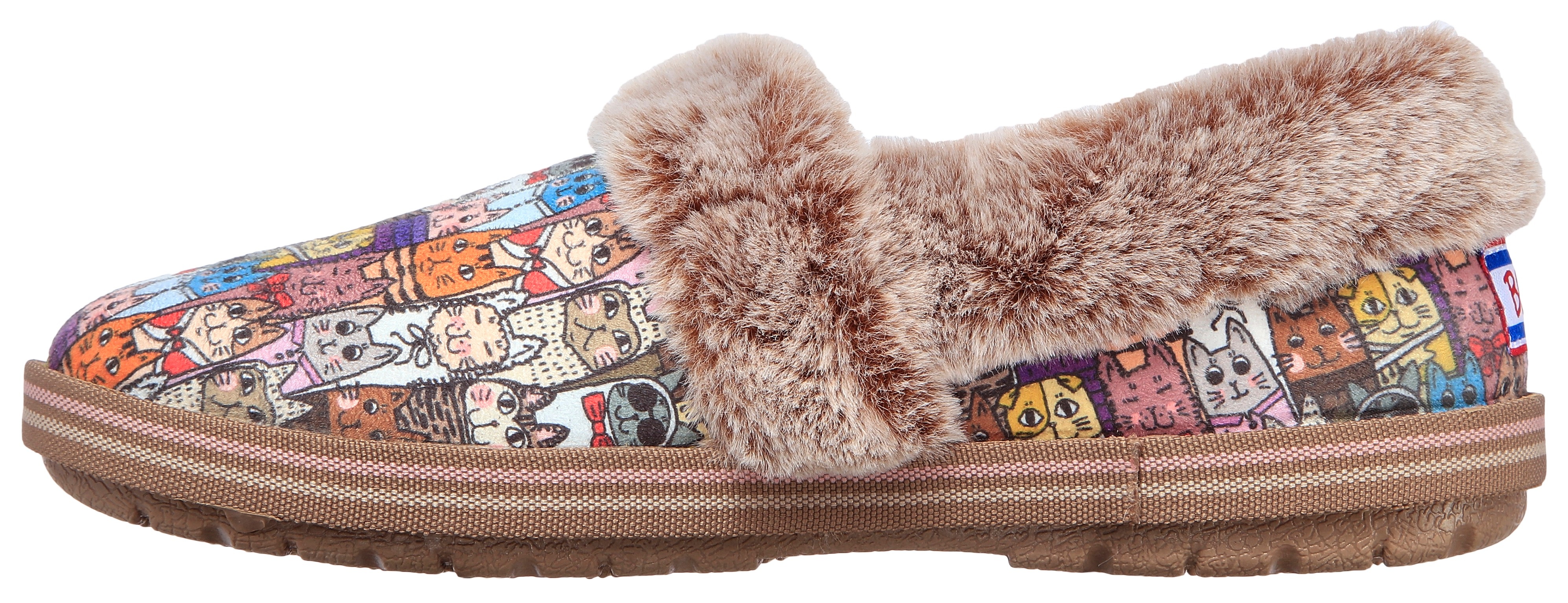 Thumbnail - Skechers Pantoffel "TOO COZY CHIC CAT" Hausschuh mit witzigem Katzenprint
