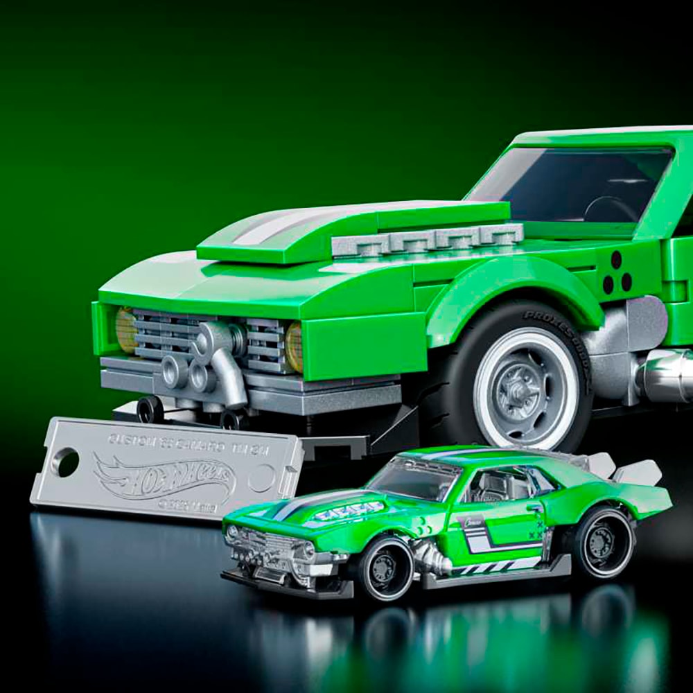 Mattel® Modellbausatz »Mattel Brick Shop Hot Wheels, SPEED SERIES CAMARO«, (289 St.), 1:32
