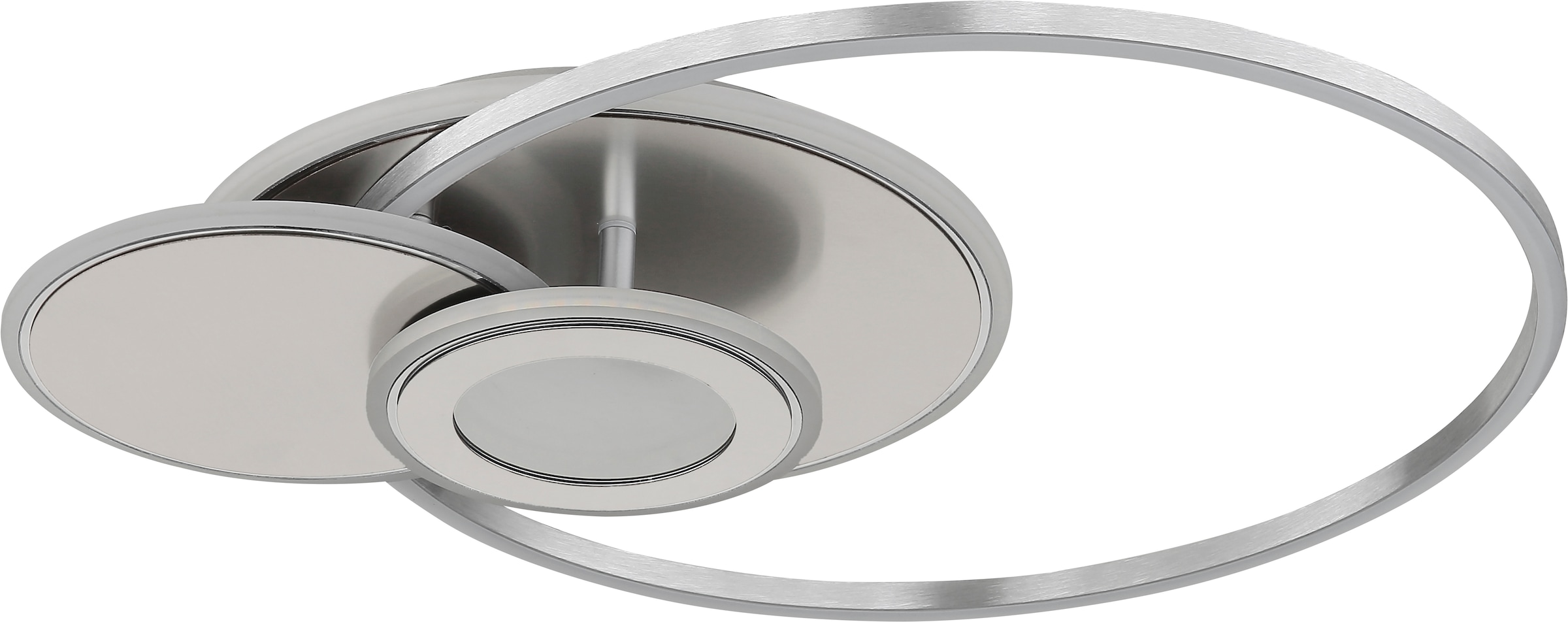 GLOBO LIGHTING Deckenleuchte »BELTRAN« LED-Modul 1 Stk. Kleine LED-Deckenleuchte, 3D-Effekt, dimmbar, modern & flexibel