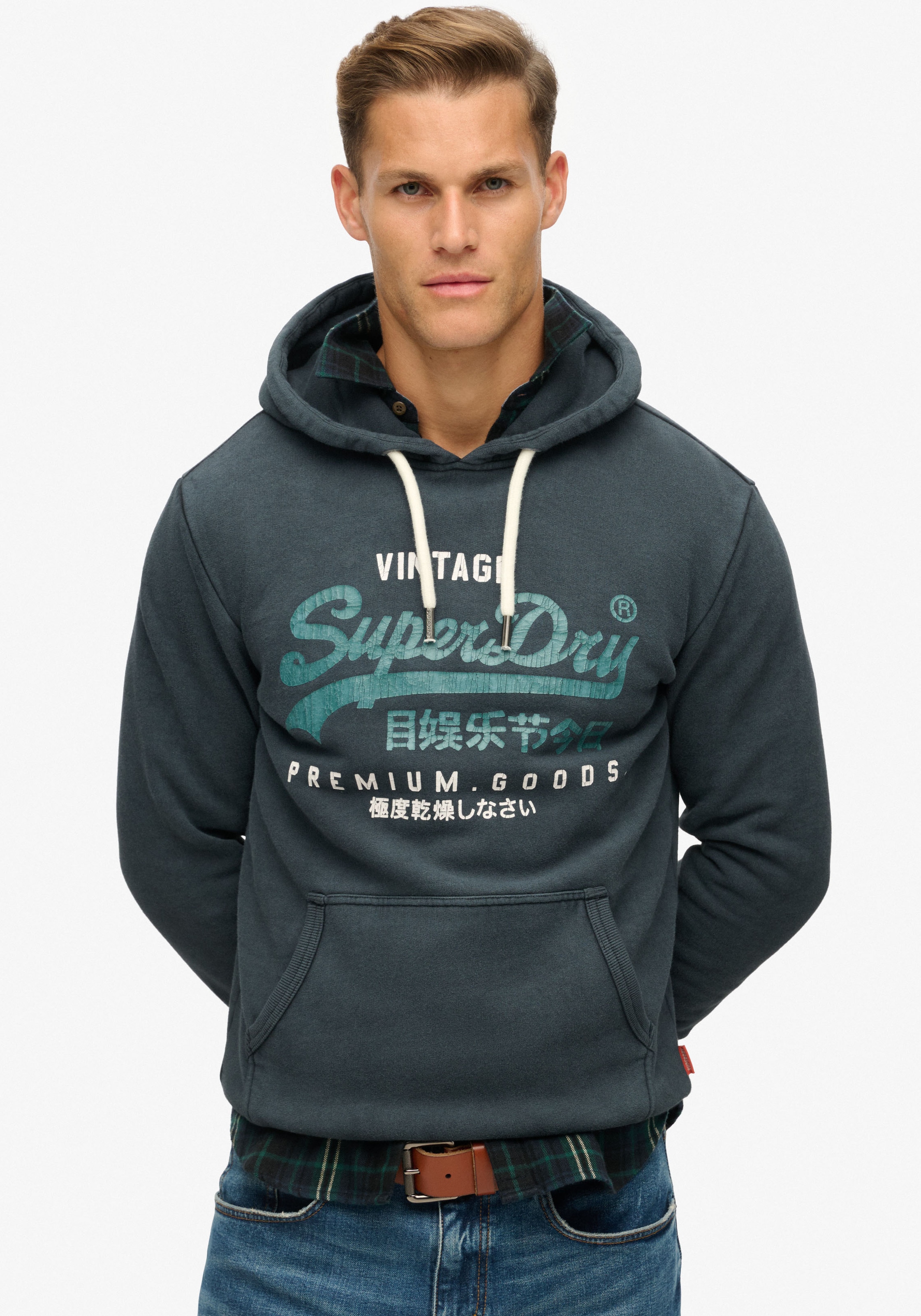 Kapuzensweatshirt »DUO VINTAGE LOGO HOODIE«