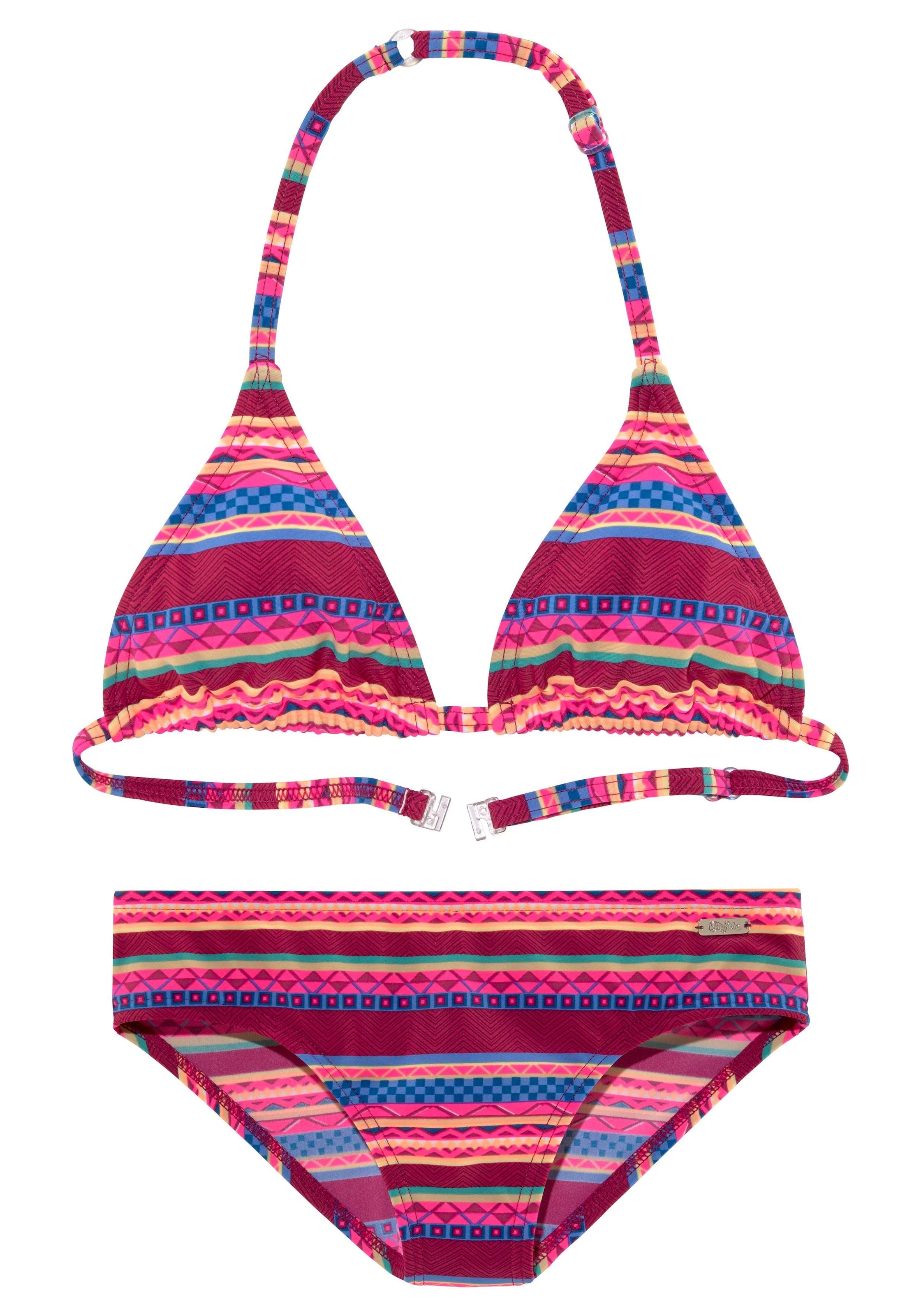 Buffalo Triangel-Bikini »Lux Kids«, mit abstraktem Druck