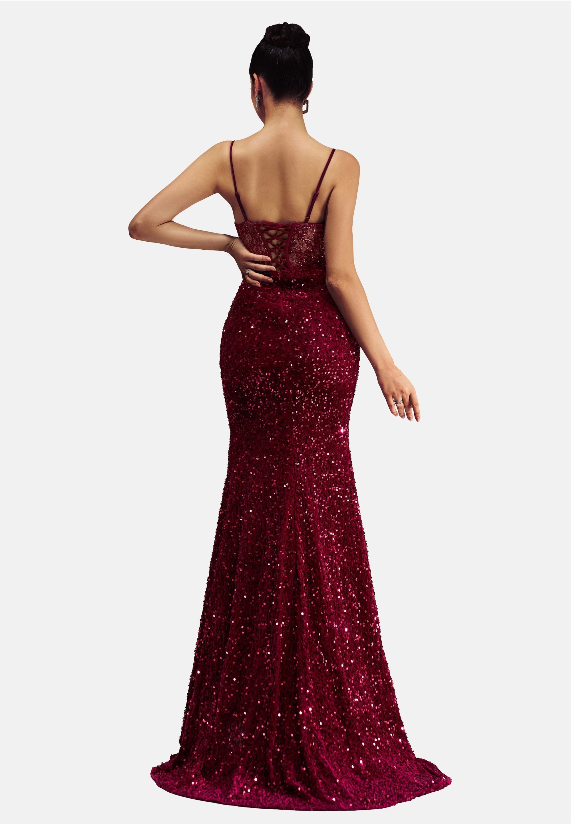 Moda Minx Jerseykleid »Lucia Long Slit Dress«, mit stilvollem Beinschlitz