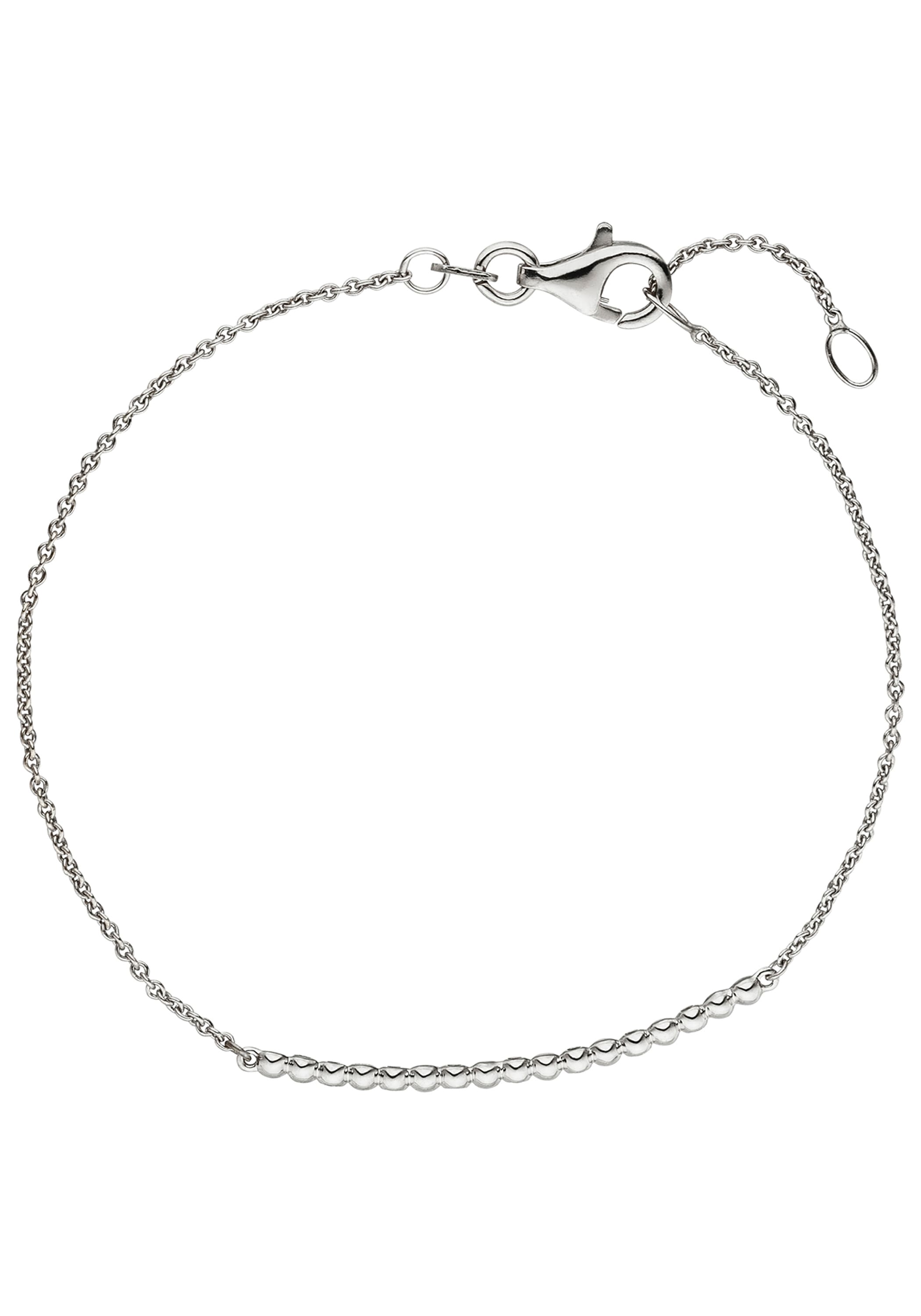 JOBO Armband, 585 Weißgold mit 7 Diamanten 17,5 cm