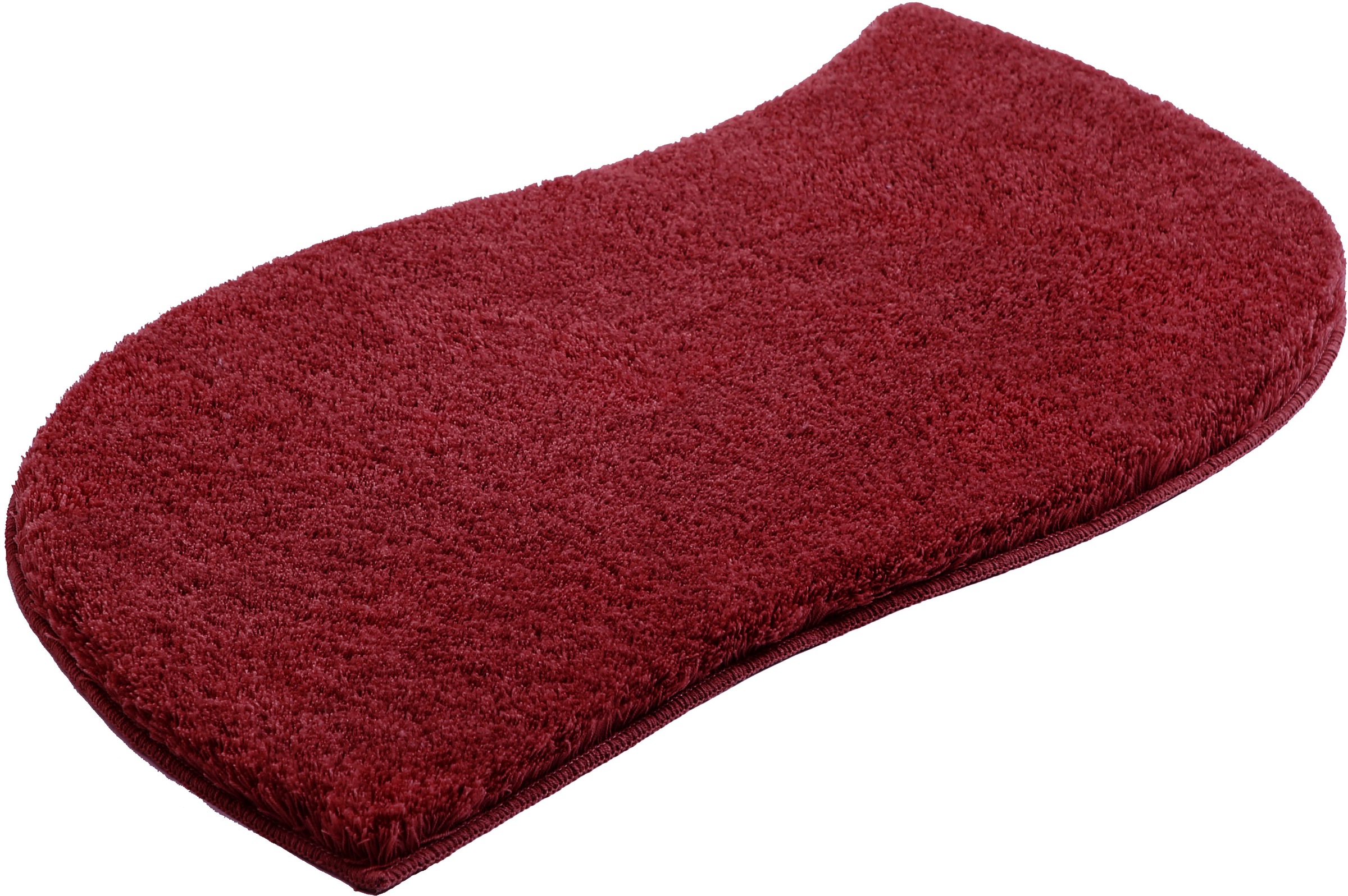 my home Badematte »Merida, Badvorleger, Badezimmer Teppich«, rutschhemmend beschichtet, fußbodenheizungsgeeignet-schnell trocknend-strapazierfähig, Badteppich, Uni Farben, rechteckig, rund & als 2-tlg. Set erhältlich