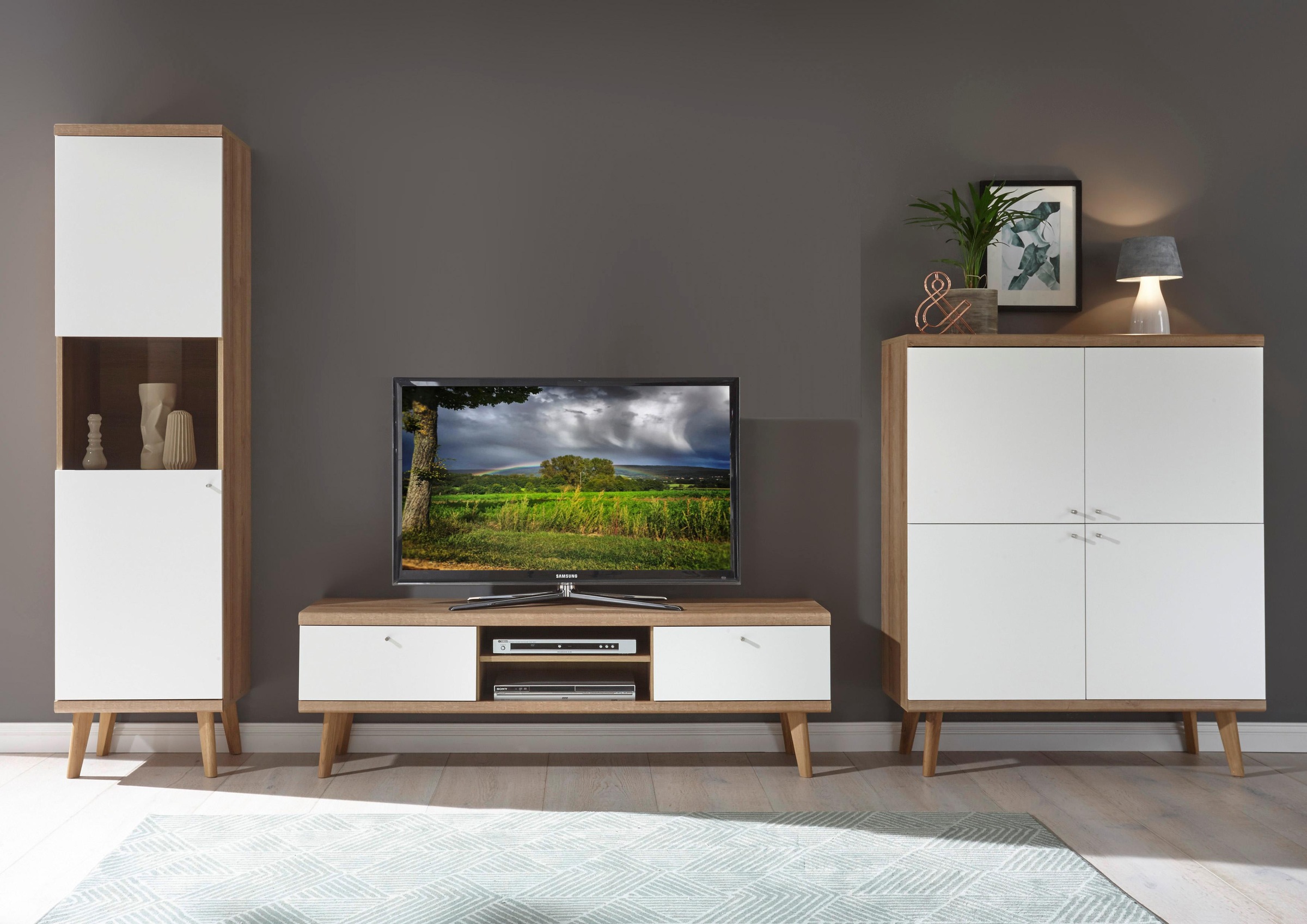 Home affaire Wohnwand "Merle" Set, 3 Stk. tlg. günstig online kaufen