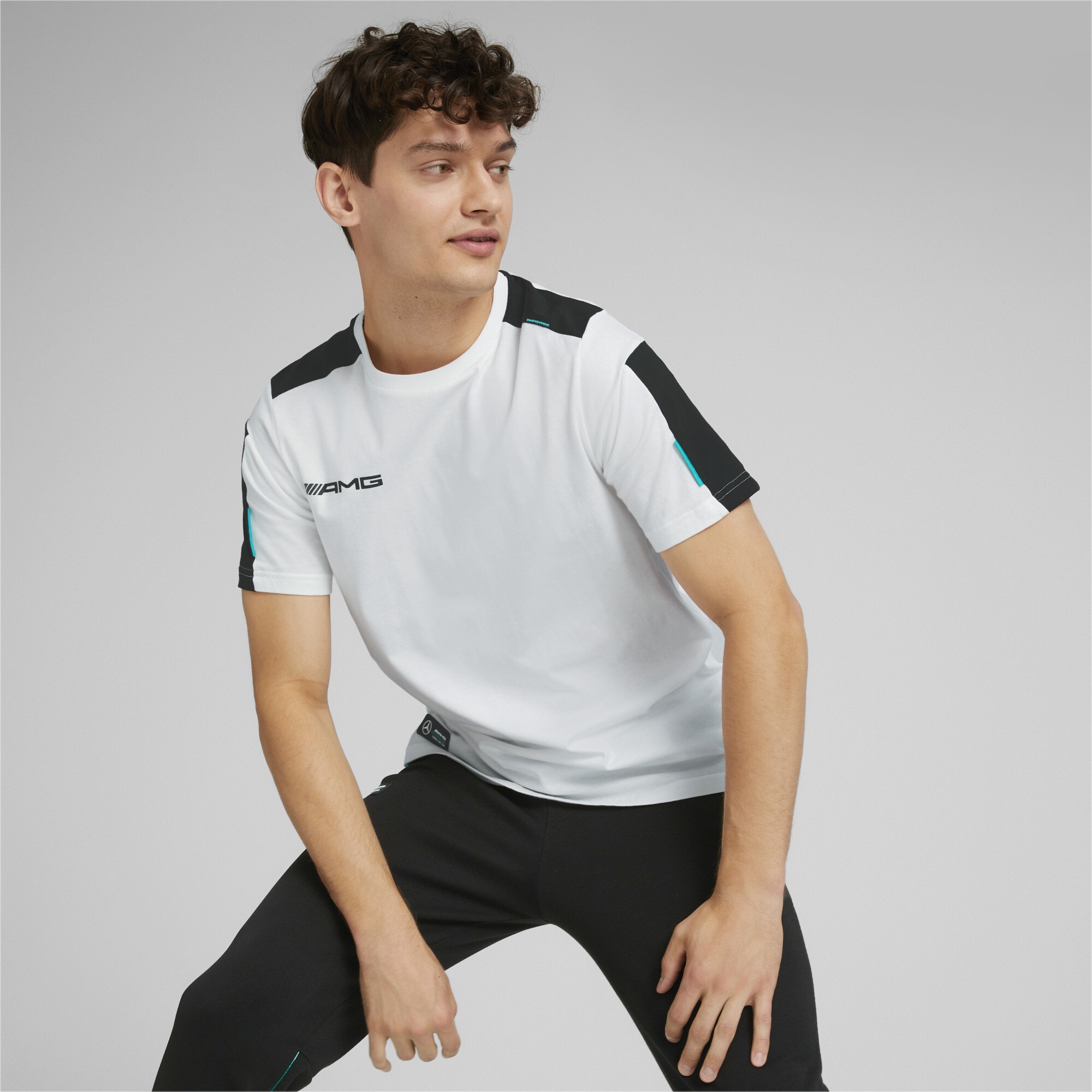 PUMA Trainingsshirt »Mercedes-AMG Petronas Motorsport Formel 1 MT7 T-Shirt Herren«